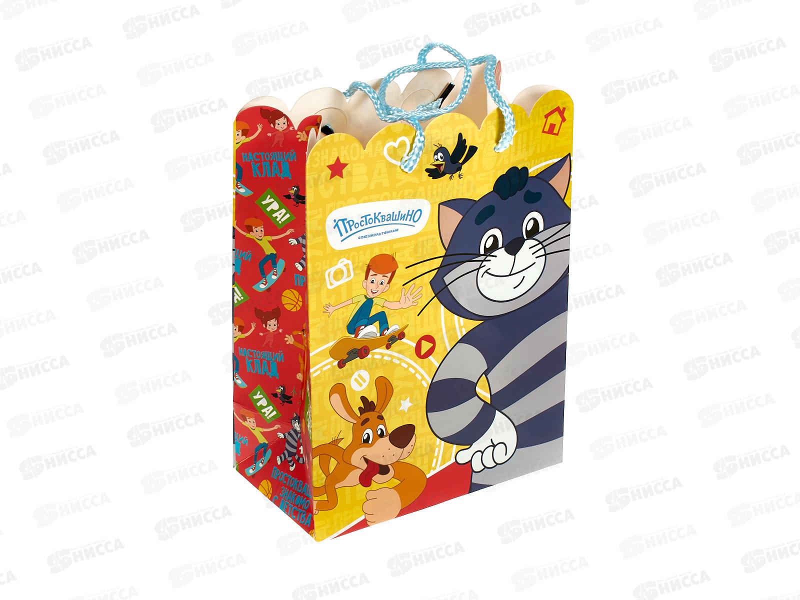 Пакет подарочный 18х23х10см m Простоквашено, PM-130094-PR *12