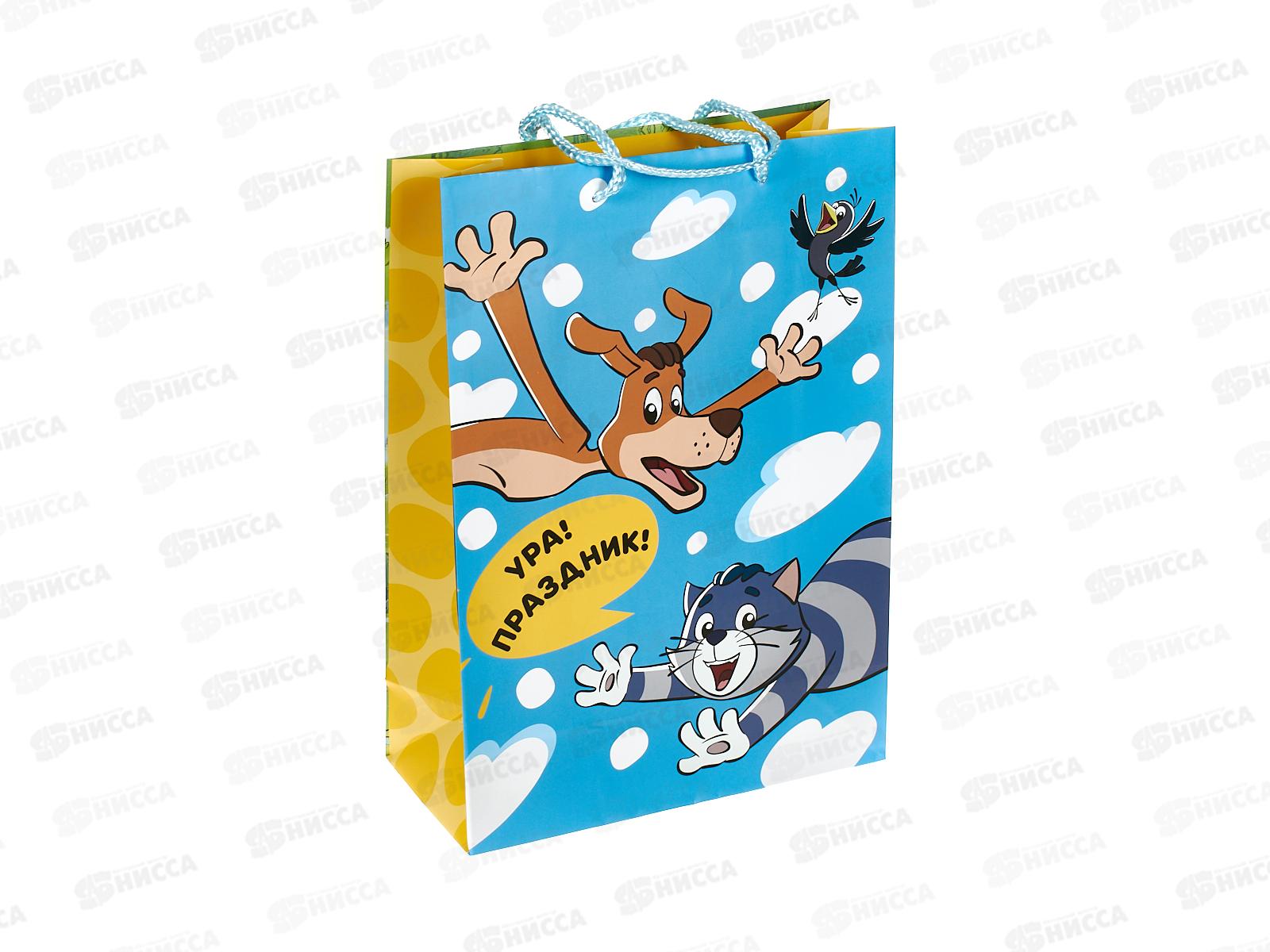 Пакет подарочный 22х31х10см ml Матовый Союзмультфильм PML-109914-Р *12