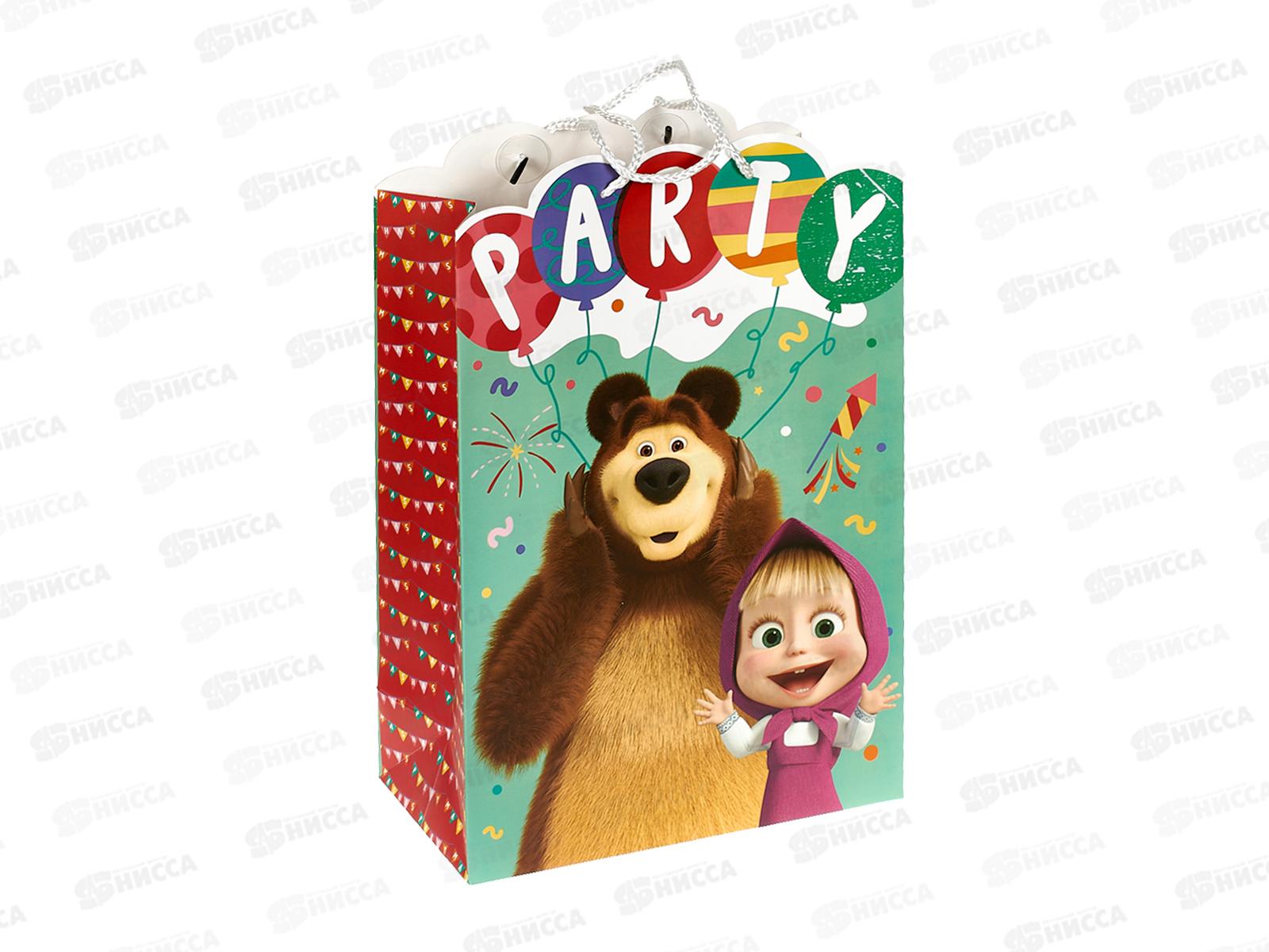 Пакет подарочный 22х31х10см ml Креативный Маша PML-130080-MМ*12