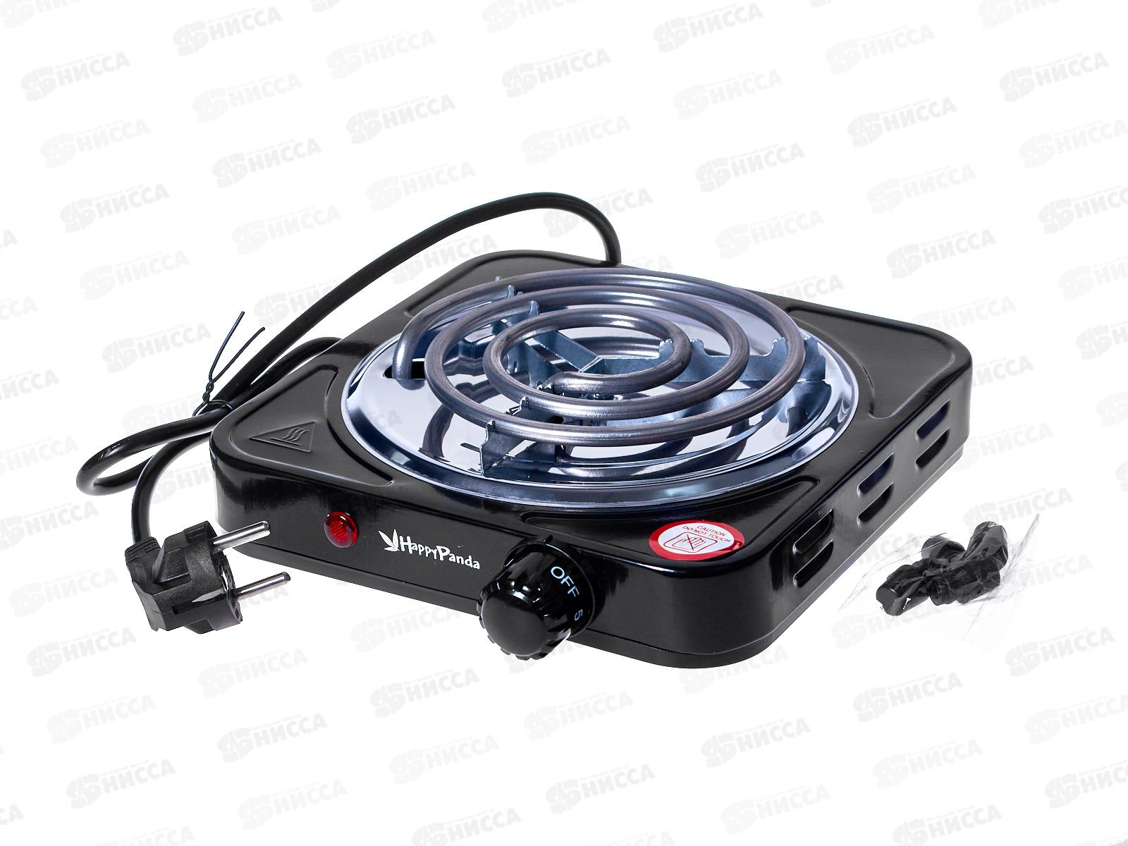 Плита элек. HP-02BK 1000Вт 132мм 1конф спираль черный