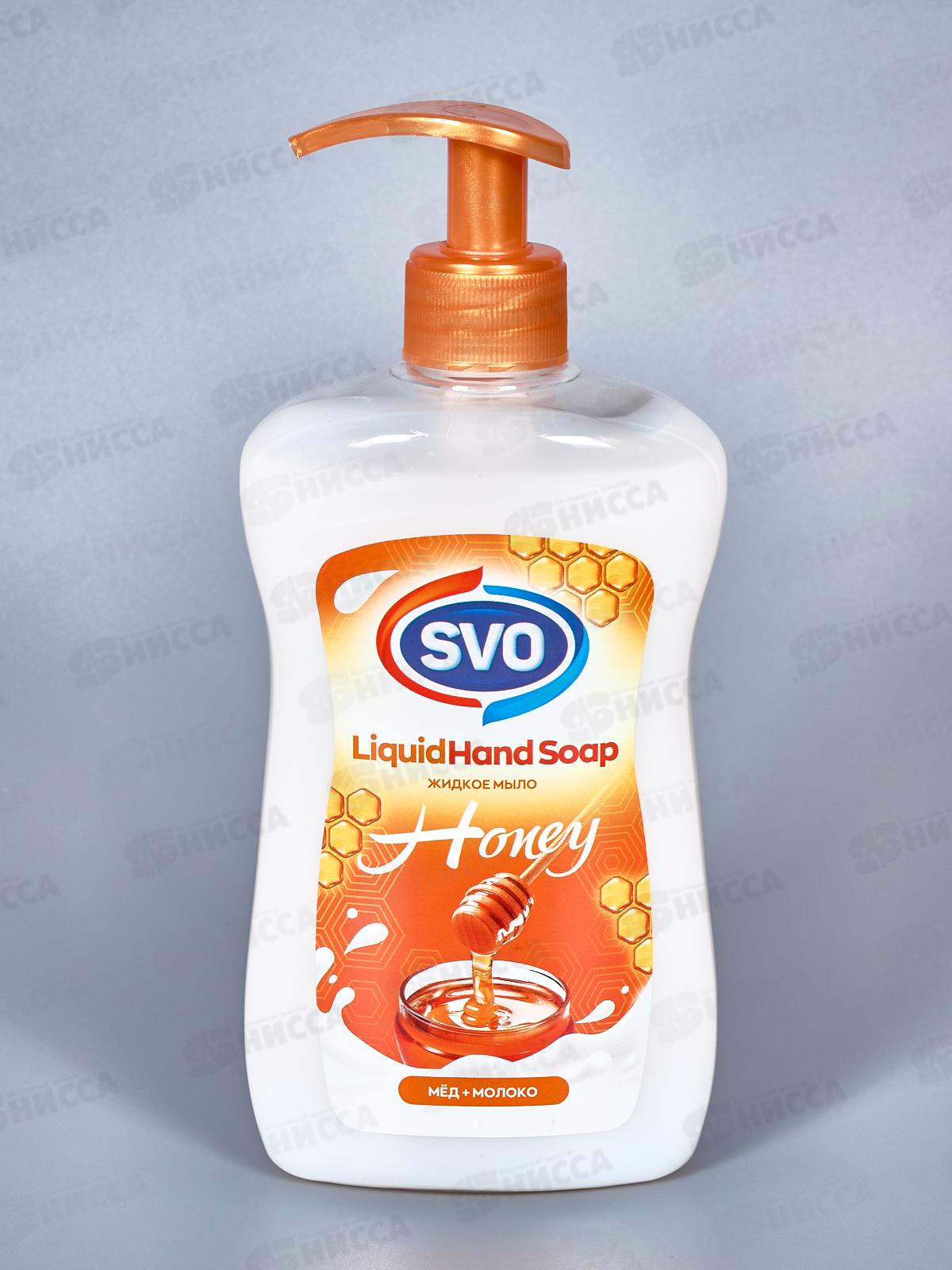 SVO Мыло жидкое 500мл Мед молоко *12