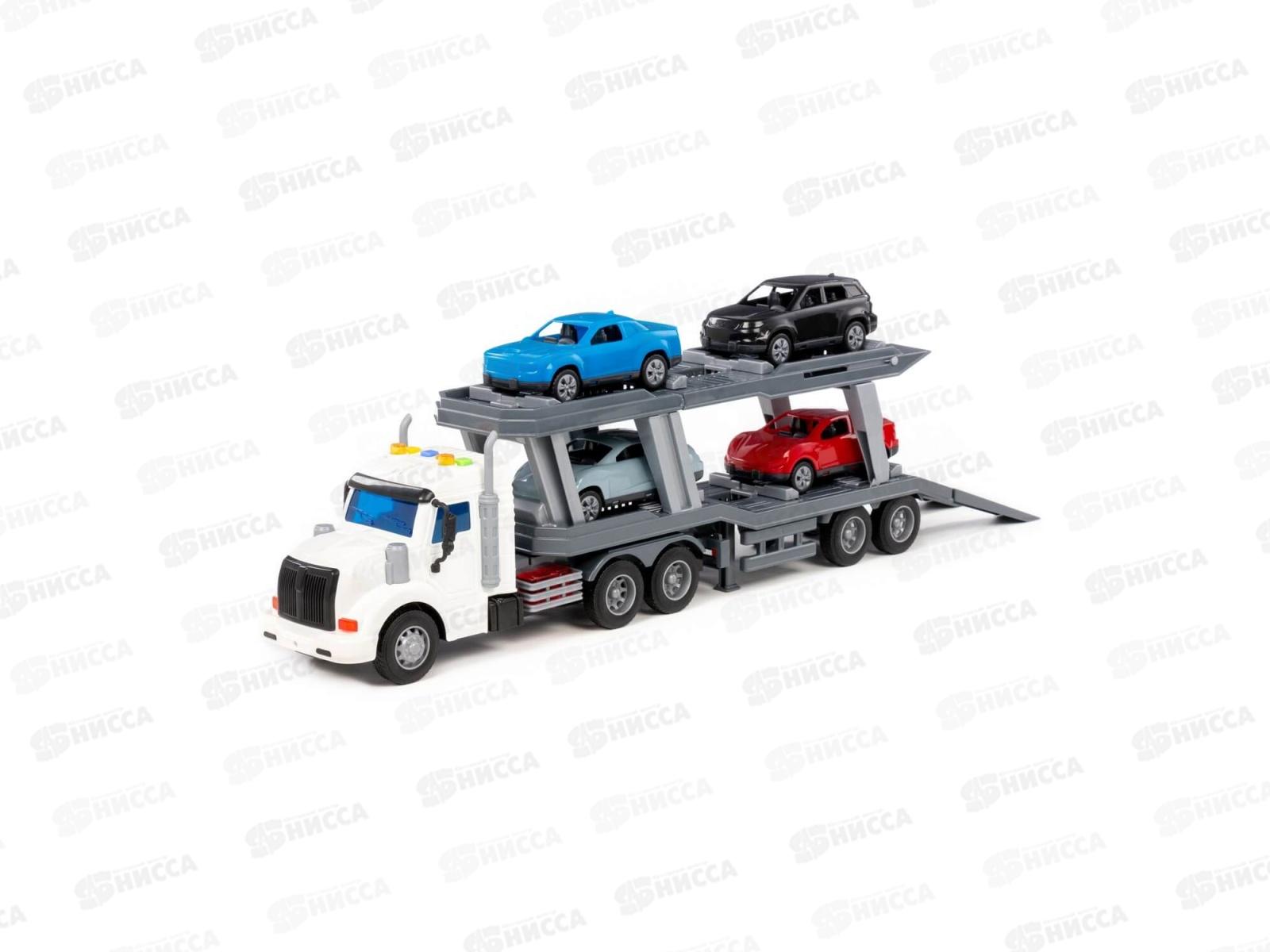 Автомобиль-тягач &quotПрофи&quot + автомобиль &quotОптима&quot, 70498 в коробке *4