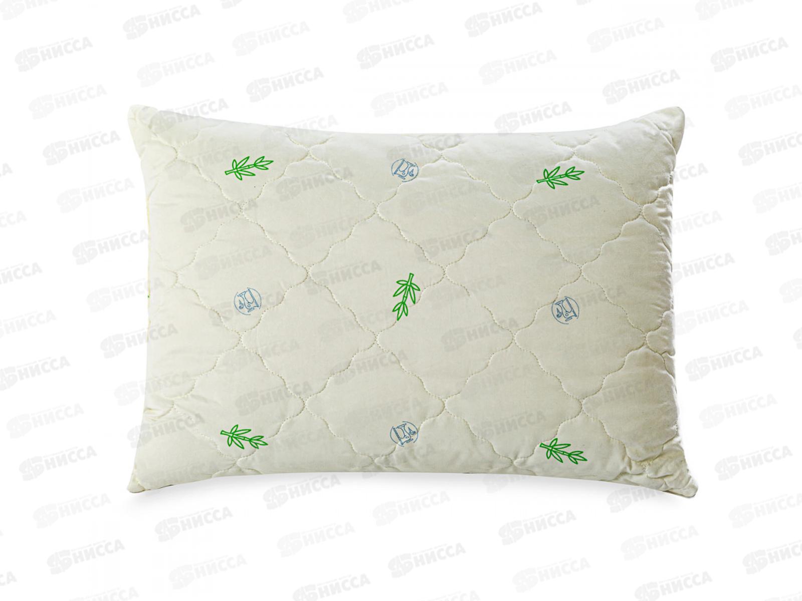 Подушка Магия Бамбука 50*70 упругая 100% п/э (белое) ПМБ-5718