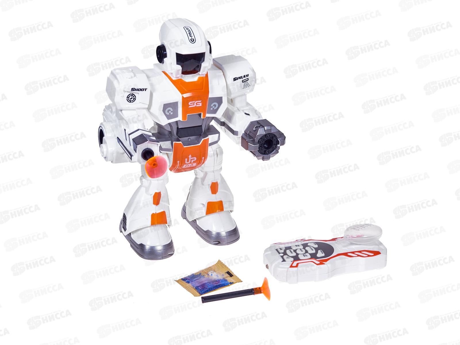 Робот №606-38 звук, свет, пар, коробка 27,5*13,5*27,5