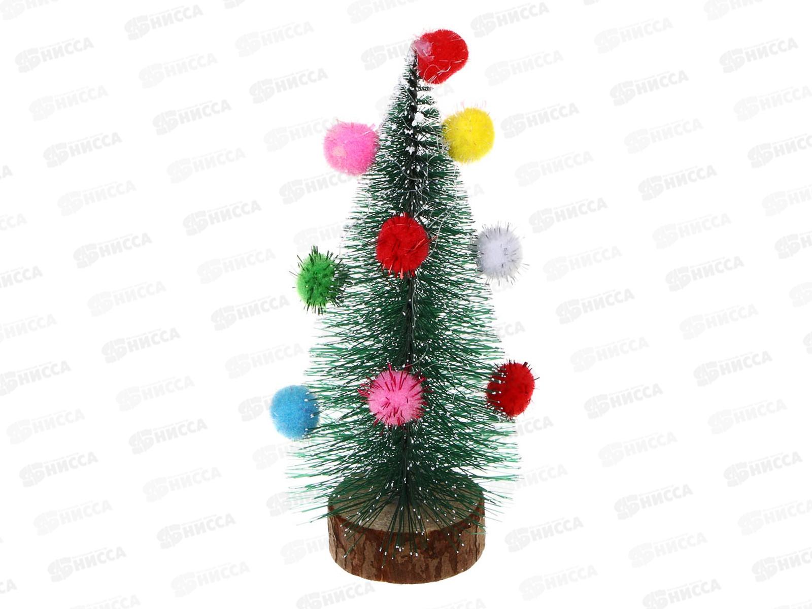 Елка 15см ершик зеленая пластик дерево 021-007 г