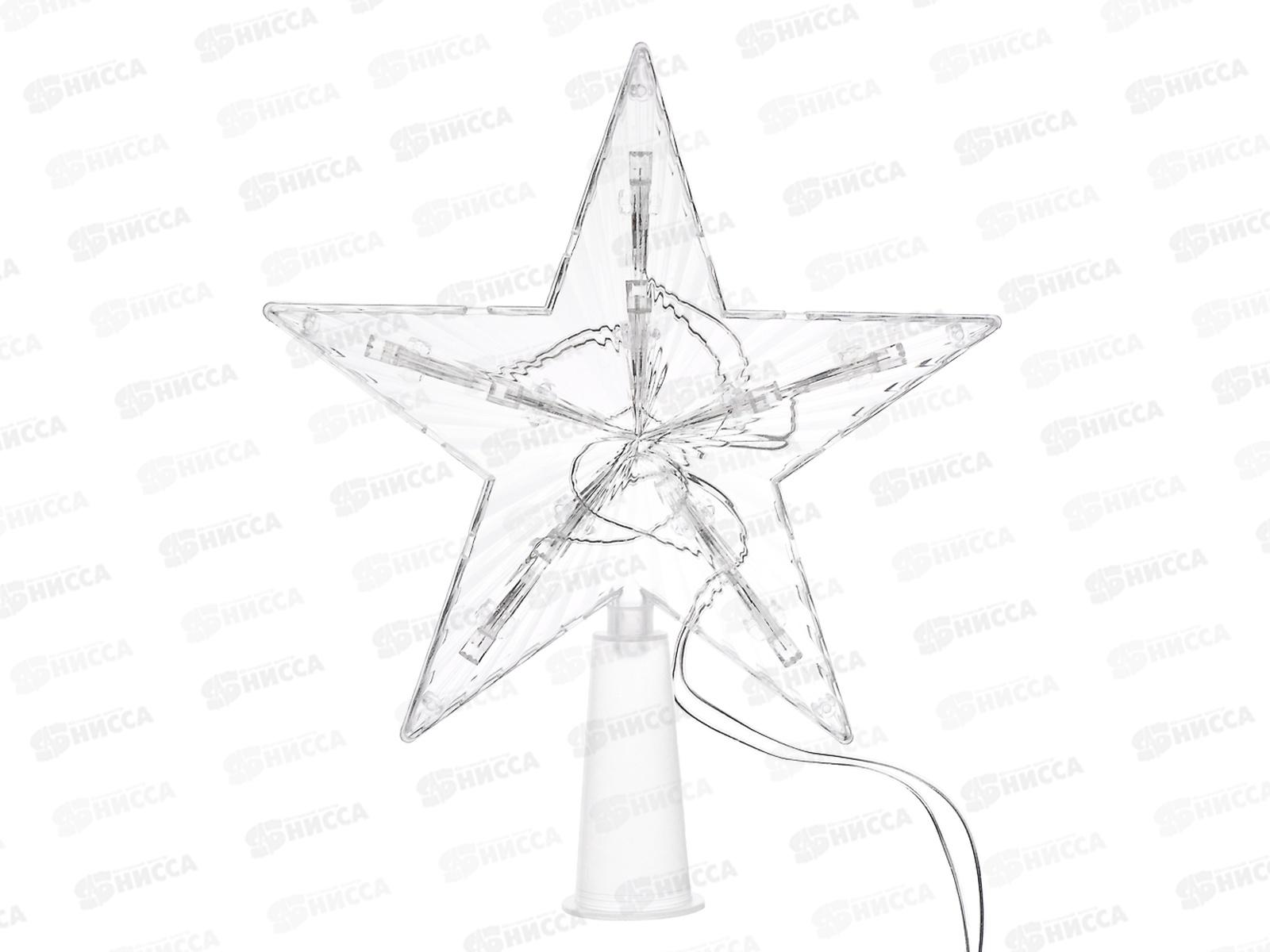 Гирлянда 15см Макушка на елку 10LED мульти 381-269 г