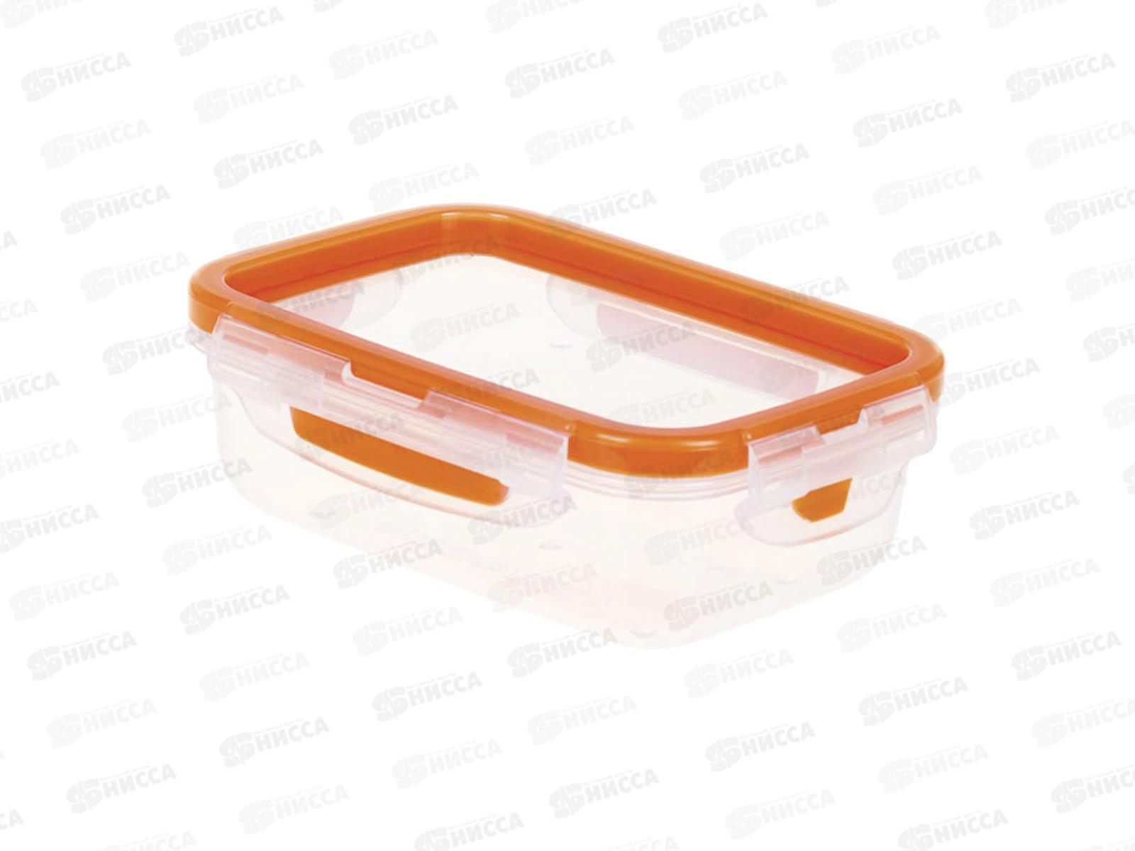 Емкость д/прод. "Рич" 0,4л герм Оранжевый *18  М1385