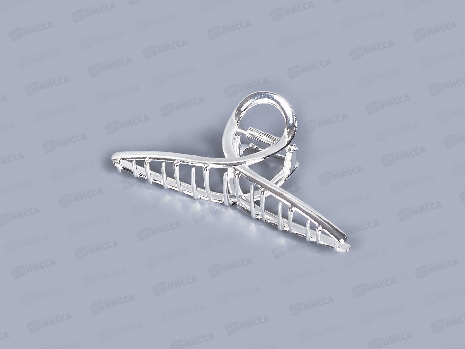 Ameli Краб для волос Петля серебро металл