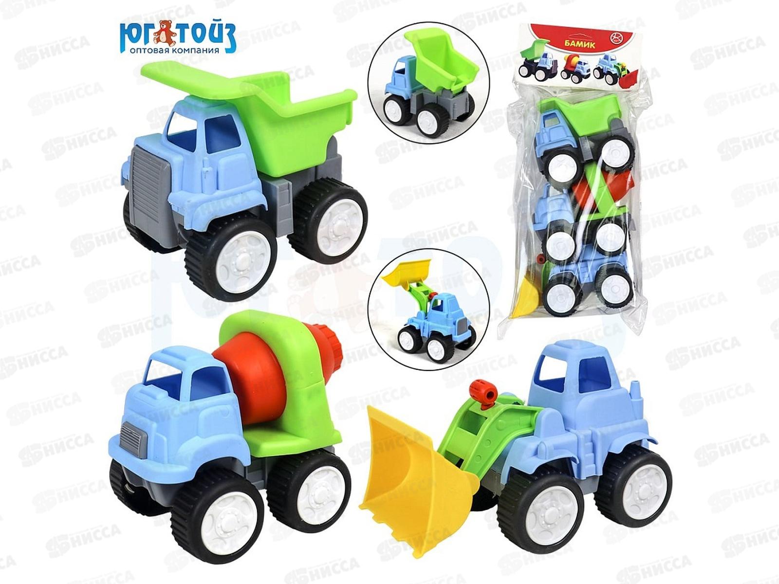 Автомобиль детский &quotБамик&quot набор 3шт микс , 40-0123