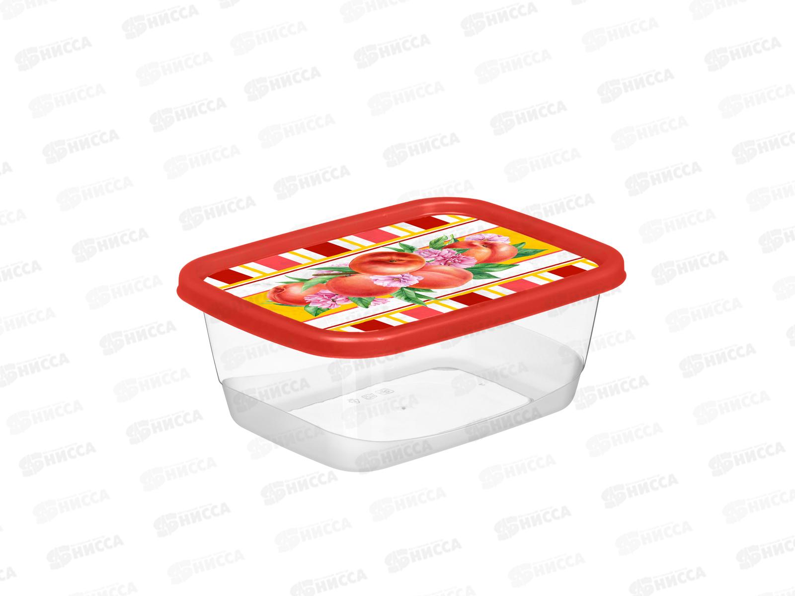 Контейнер 0,85л &quotСицилия&quot прямоуг красный 223135806/04