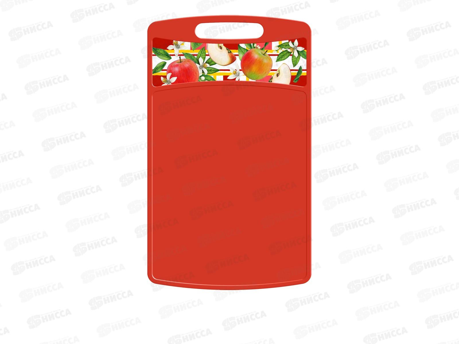 Доска раздел &quotBergamo" прямоуг 260*155*3,5мм красный 223135506/04