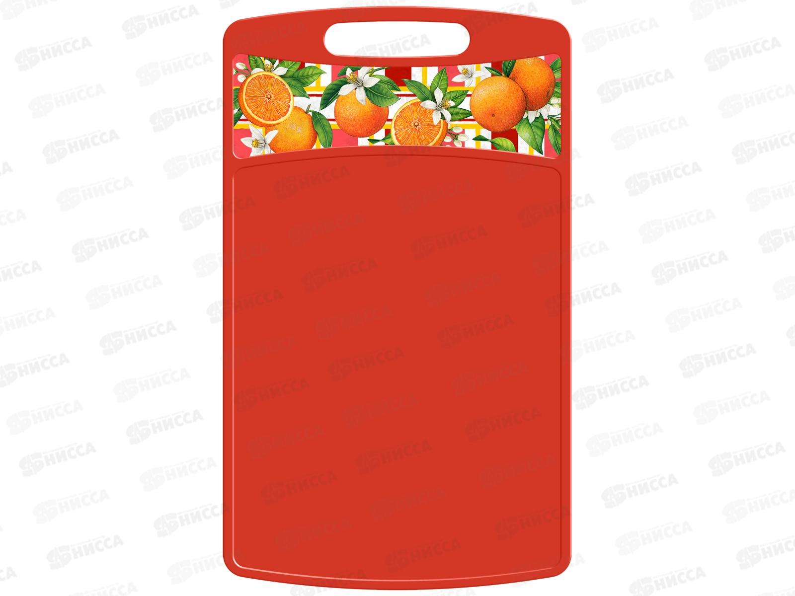 Доска раздел &quotBergamo&quot прямоуг 335*220*4мм красный 223135606/04