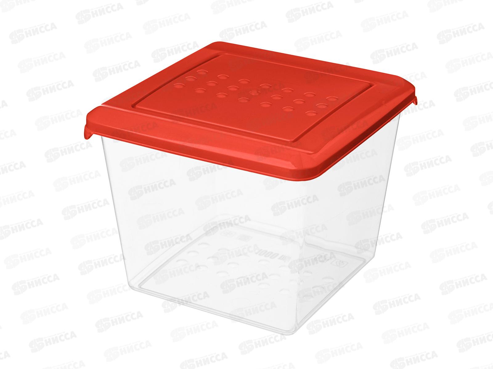 Контейнер д/прод. &quotAsti&quot квадрат 1л красный 221100406/04 *20