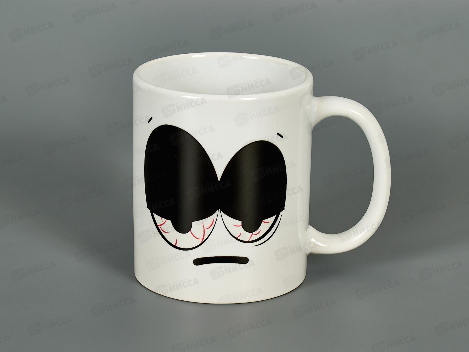 Кружка 350мл &quotГлаза&quot терморисунок керамика 806-250 г