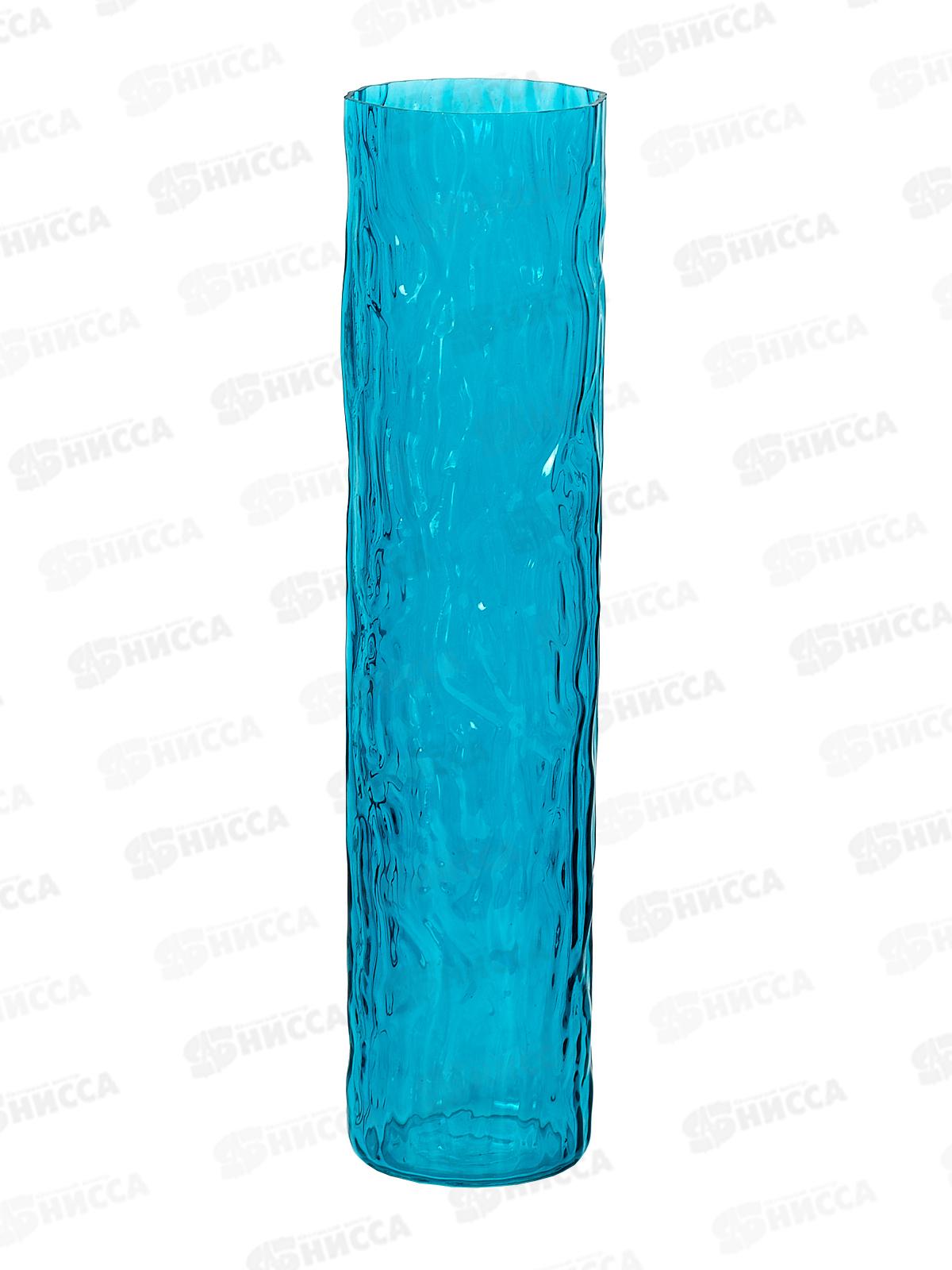 Ваза Альберо большая d-85мм h-340мм 1906-Н5 Бирюза