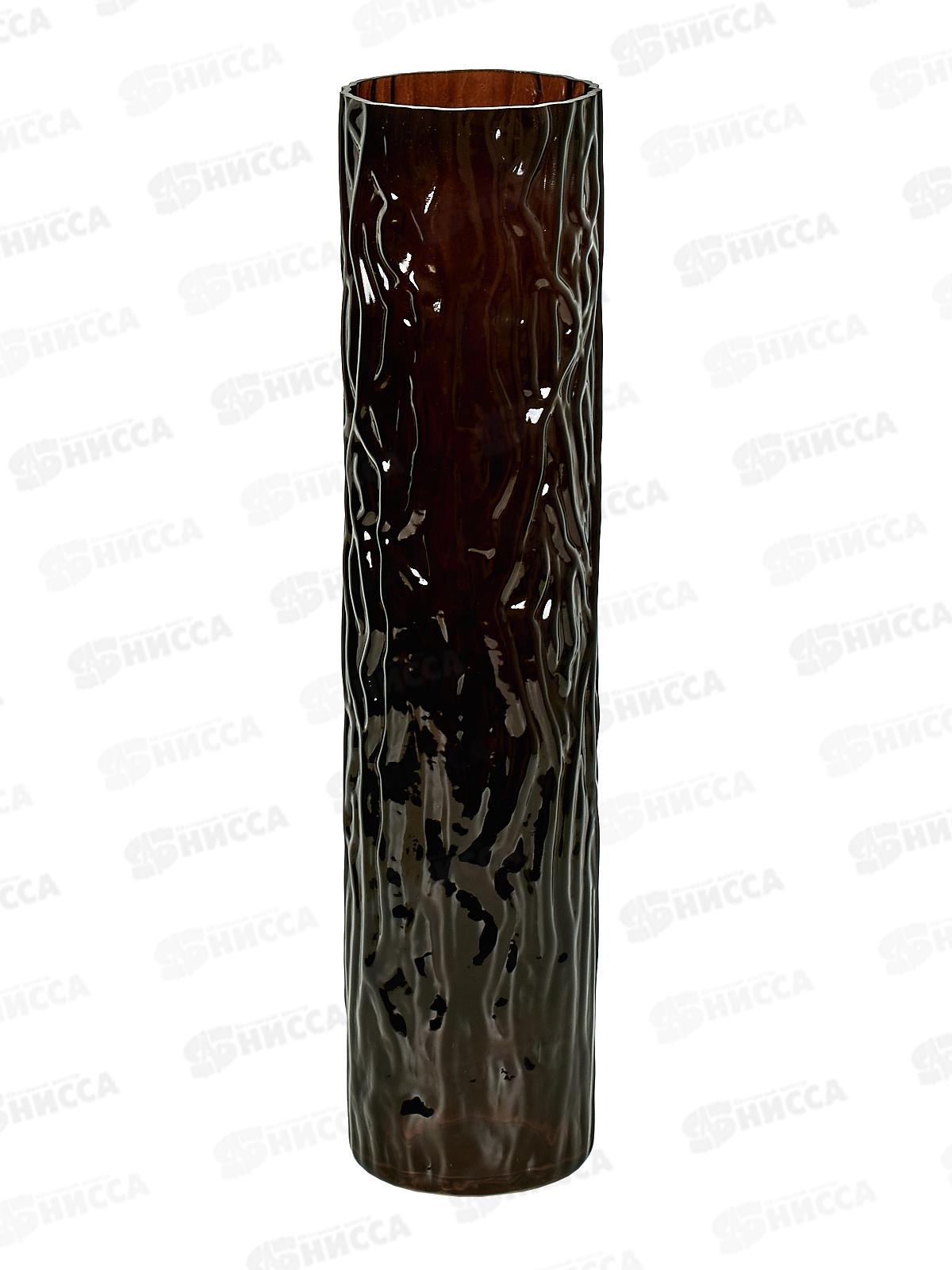 Ваза Альберо большая d-85мм h-340мм 1906-Н5 Браун