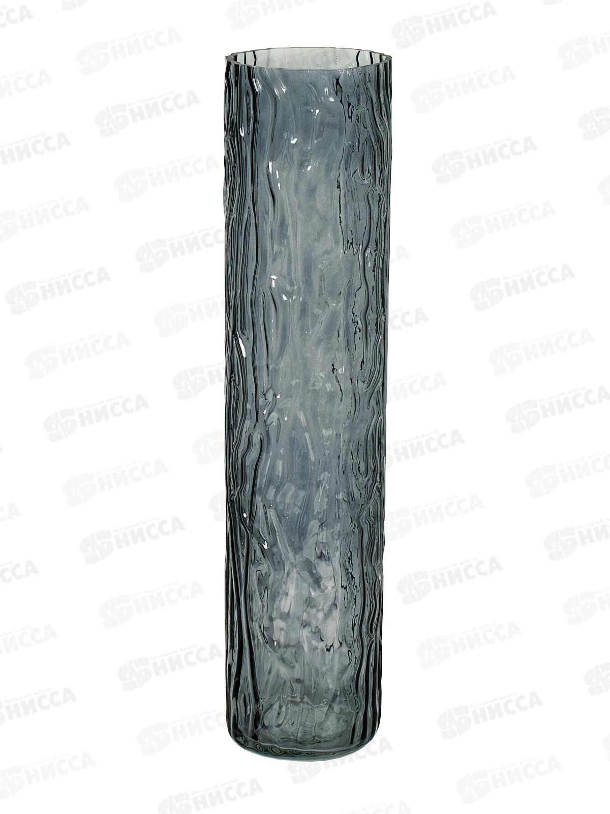 Ваза Альберо большая d-85мм h-340мм 1906-Н5 Графит