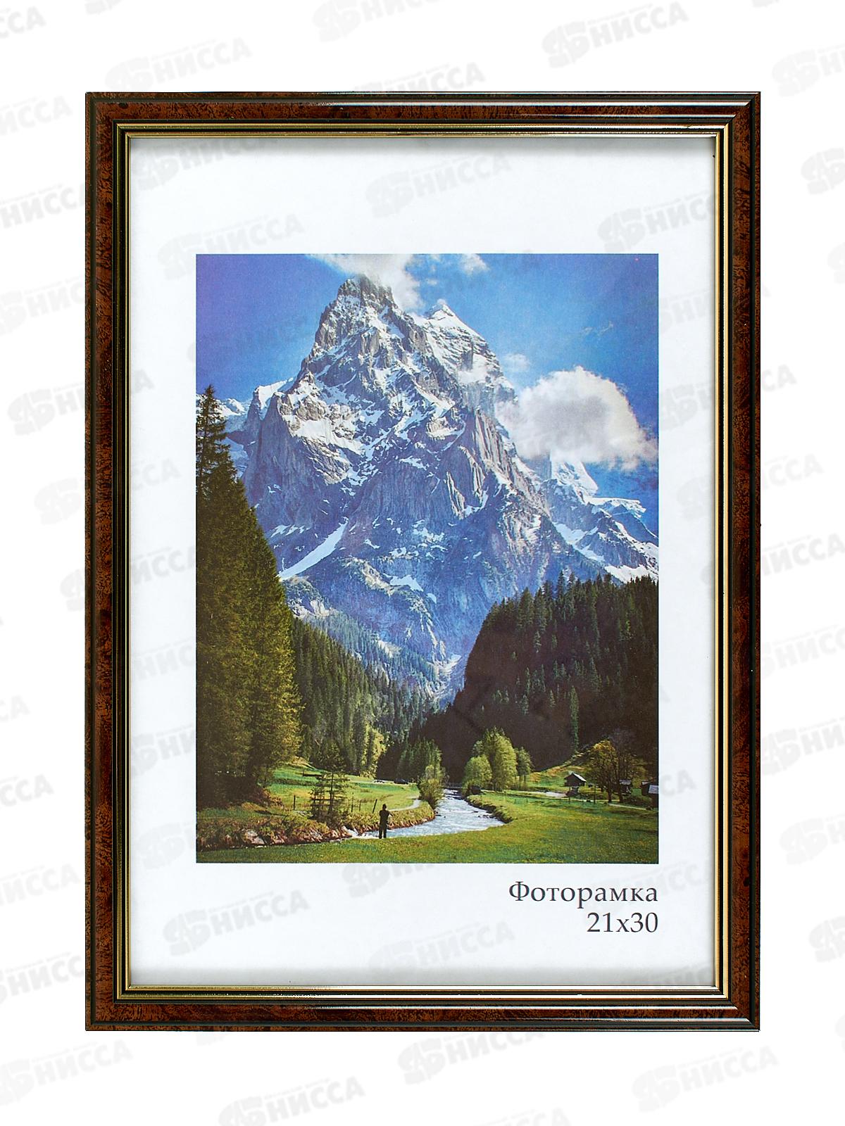 Фоторамка пл. Арона 21*30 382 коричн.*24