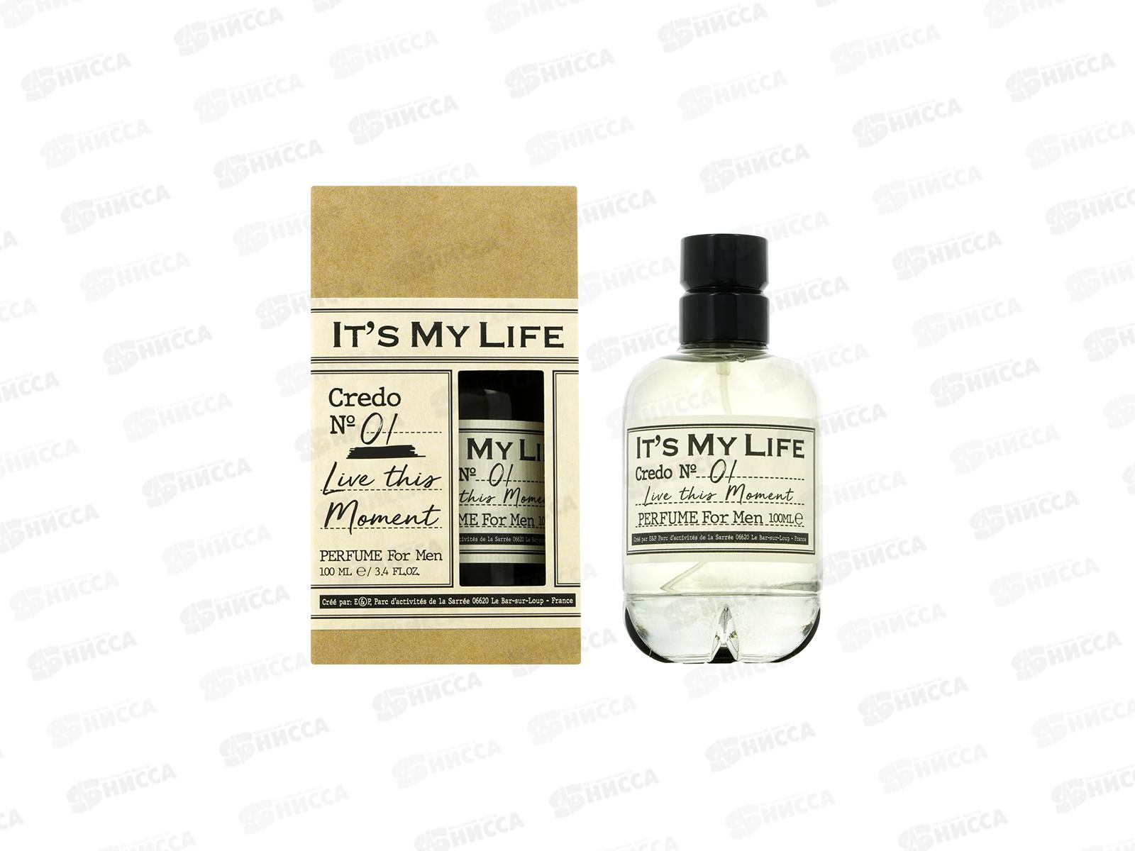 It`s My Credo №1Live This moment, духи для мужчин M