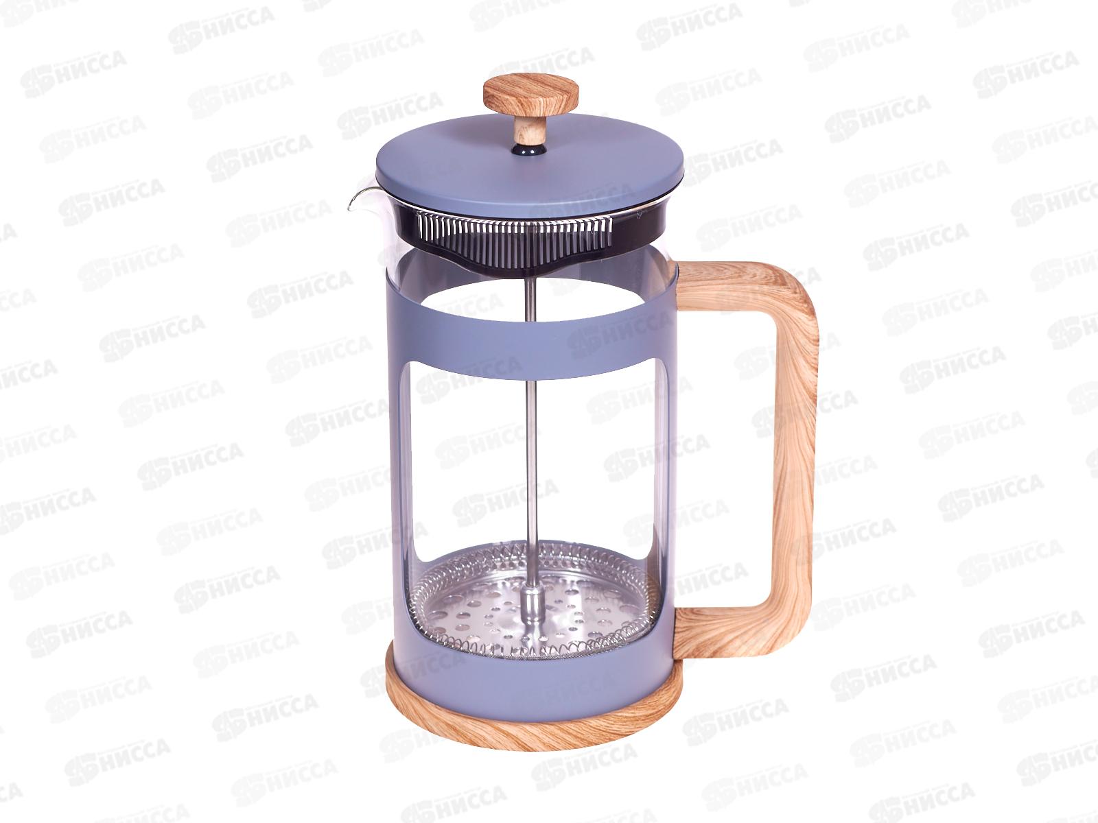 Френч-пресс 1,0л LR06-61-1000 боросиликатное стекло