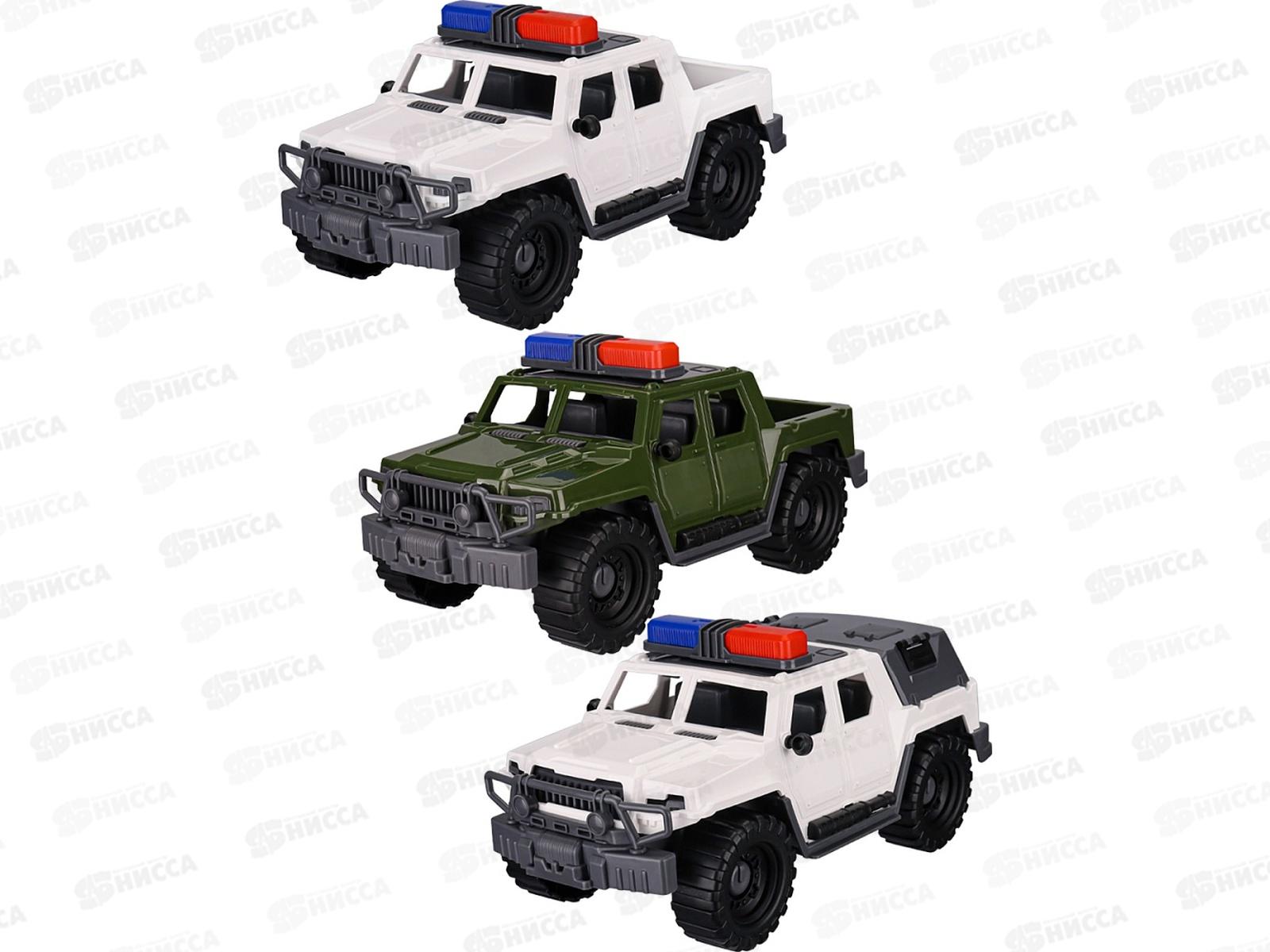 Джип &quotАльфа&quot Полиция, 3 цвета, И-8951  *12