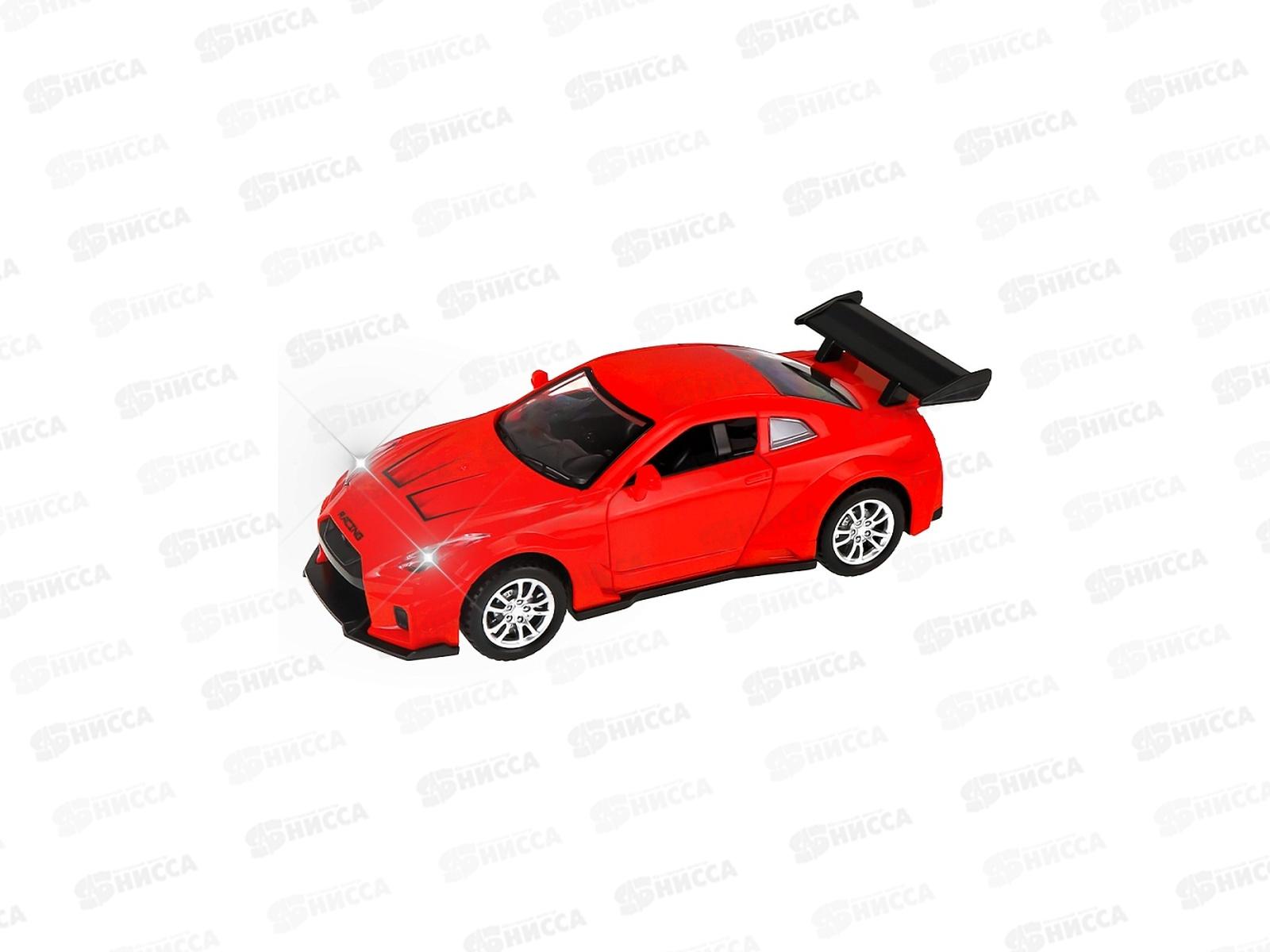 Машинка инерц. (17,5х8х5см) красный, свет, звук, ИК-0844 в пакете