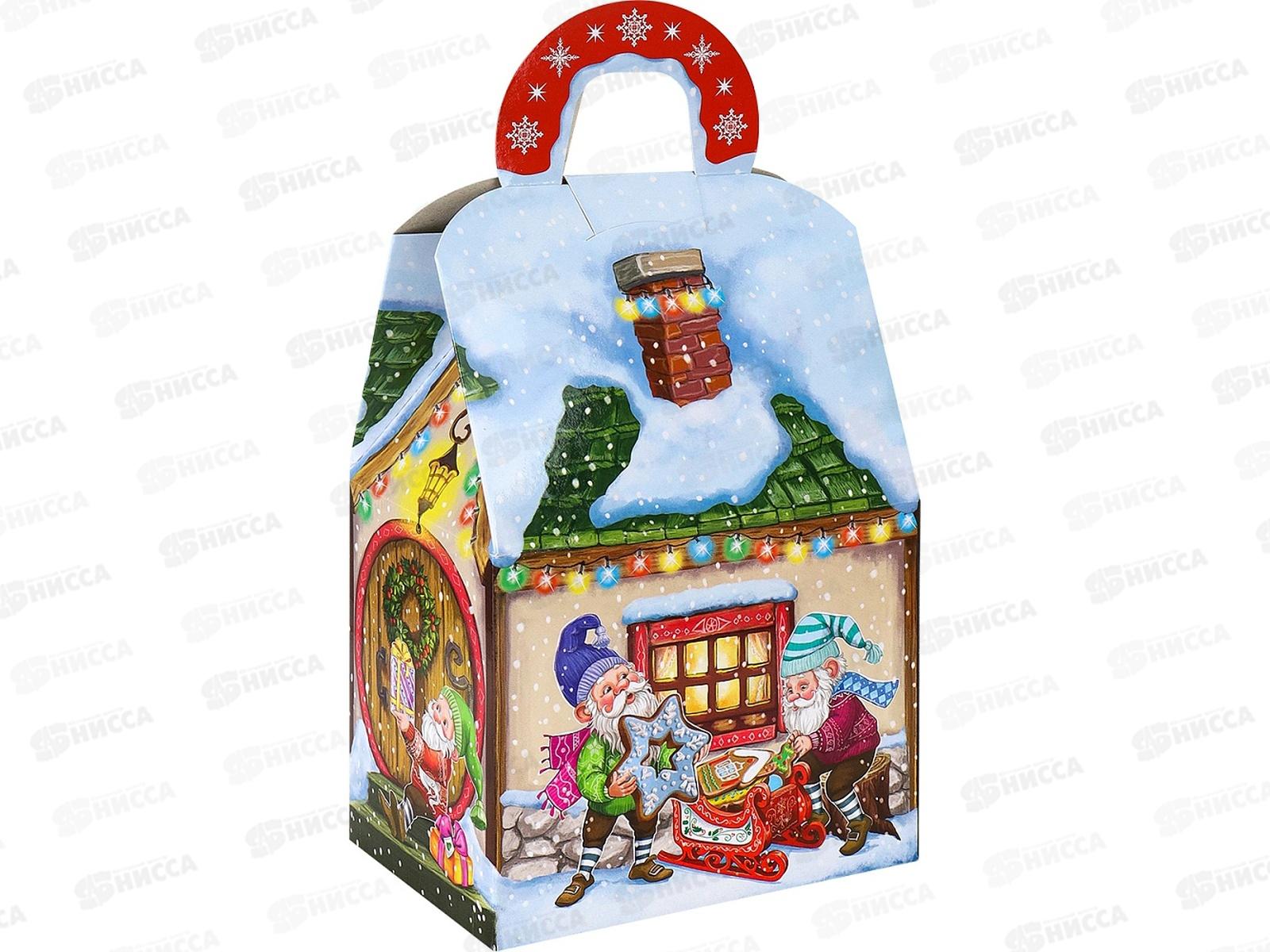 Коробка для конфет MI Домик "В гостях у Гномиков (1000г), ПП-5884