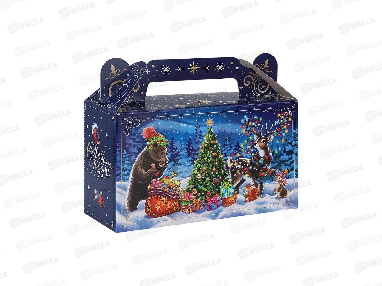 Коробка для конфет MI Сундучок Лесной утренник (500г), ПП-6258