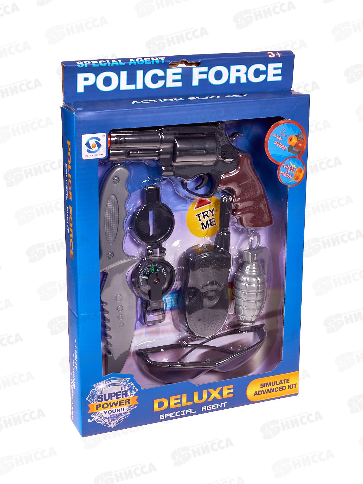 Набор &quotПолицейский&quot Y11813184 (очки, граната, нож, рация) в коробке