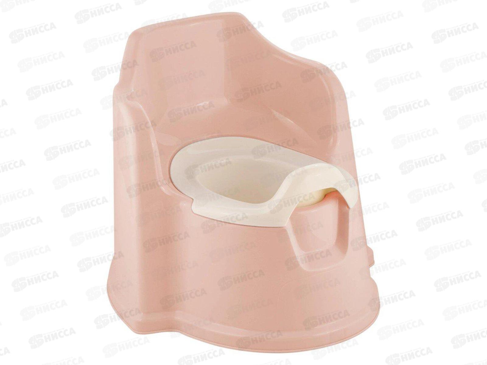 Горшок детский &quotLalababy" выс спинка без крышки Розовый LA1042 *6  !!!