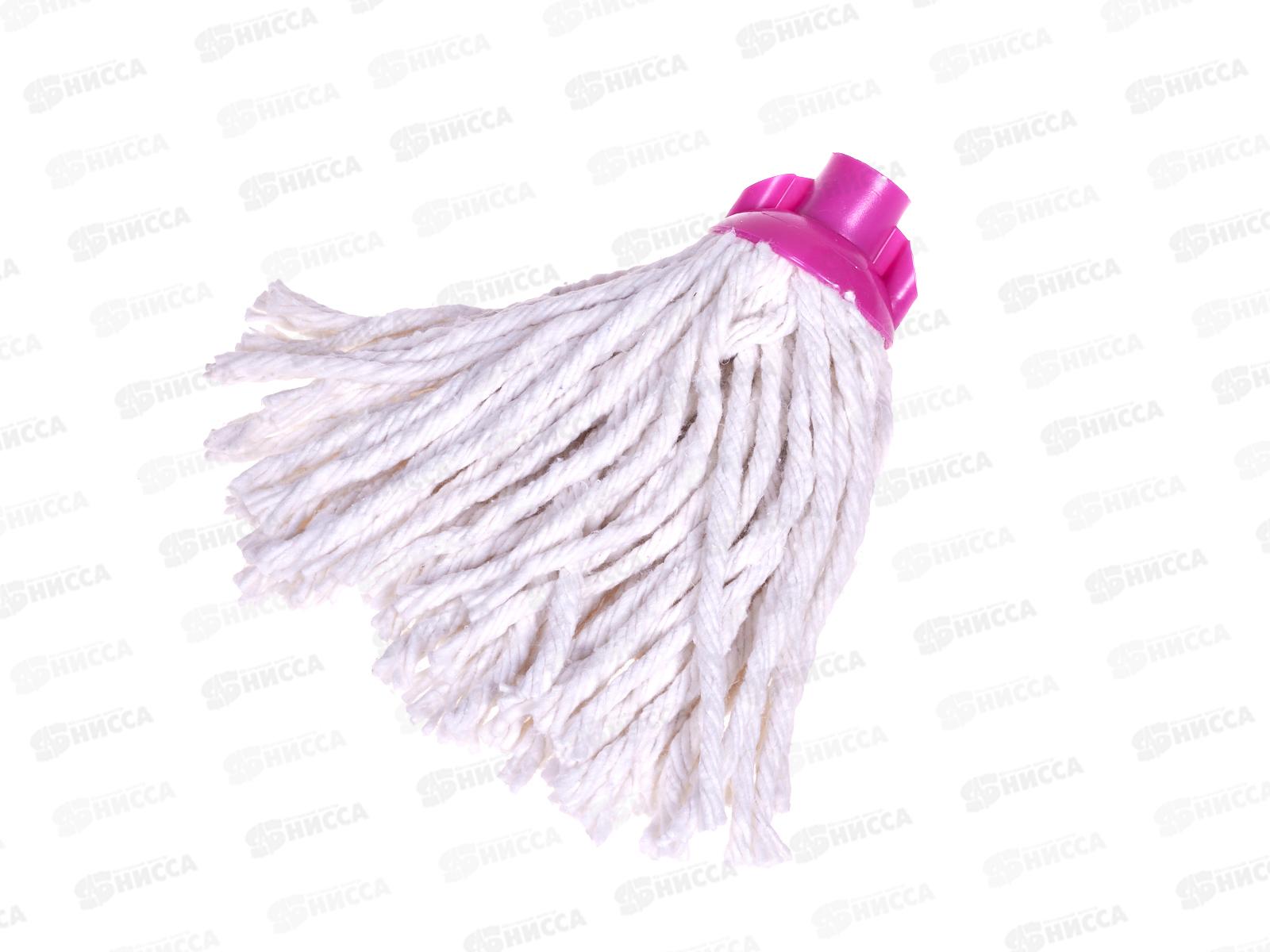 Насадка для швабры МОП круглая. Хлопок 80%, полиэстер 20%, 140г, 300-019 *70