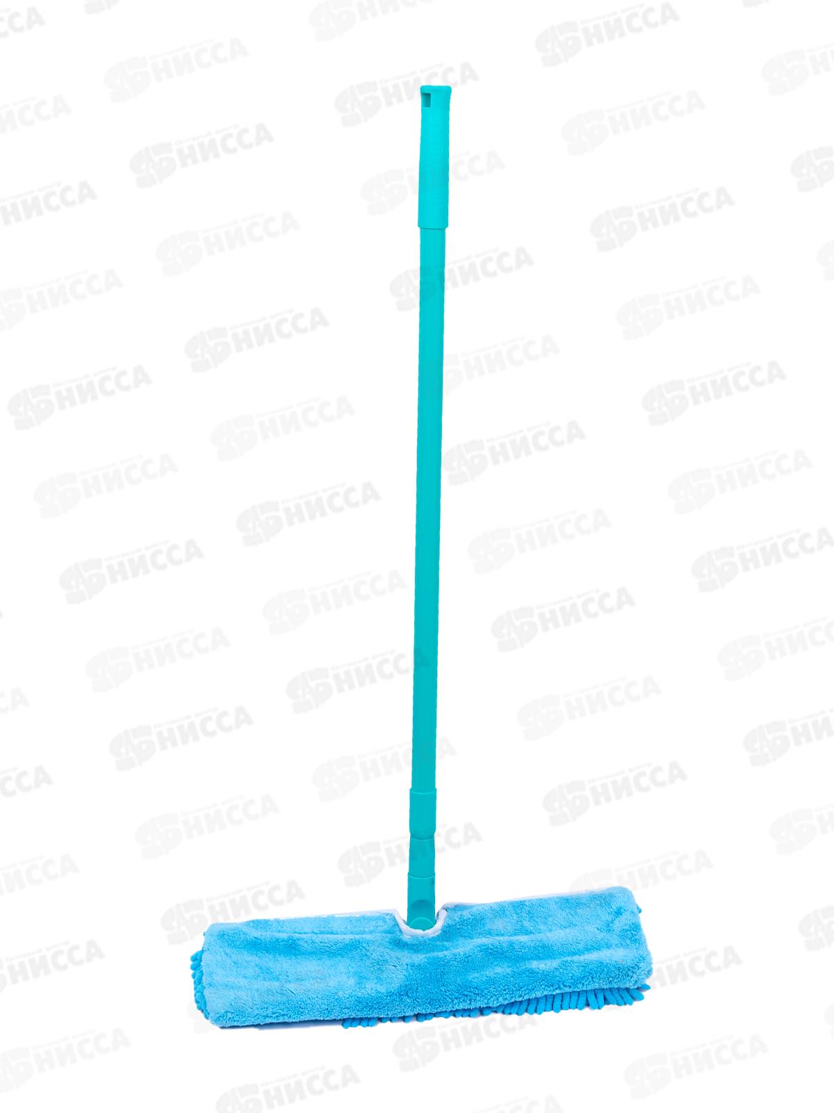 Швабра микрофибра (две рабочие поверхности) с телескопическим черенком, 300-014 *24