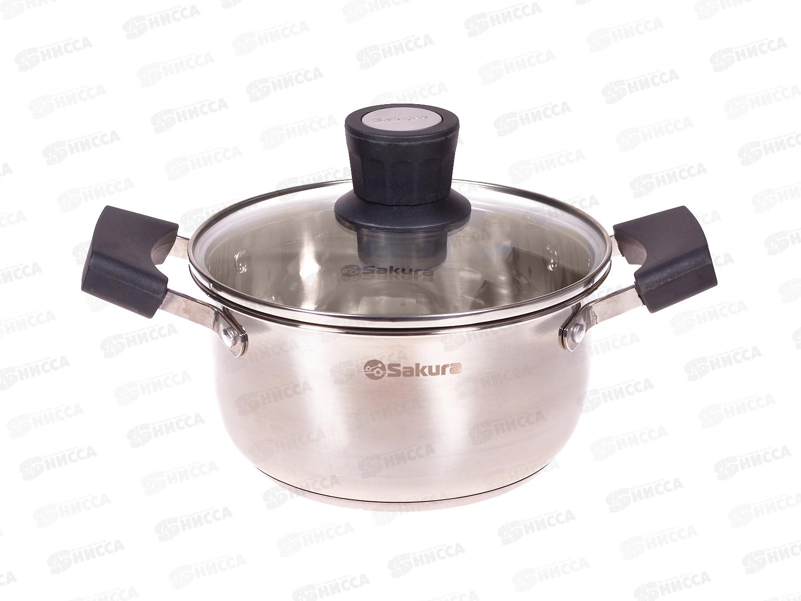 Кастрюля 2,2л SA-P8018 STANDART 18см нерж