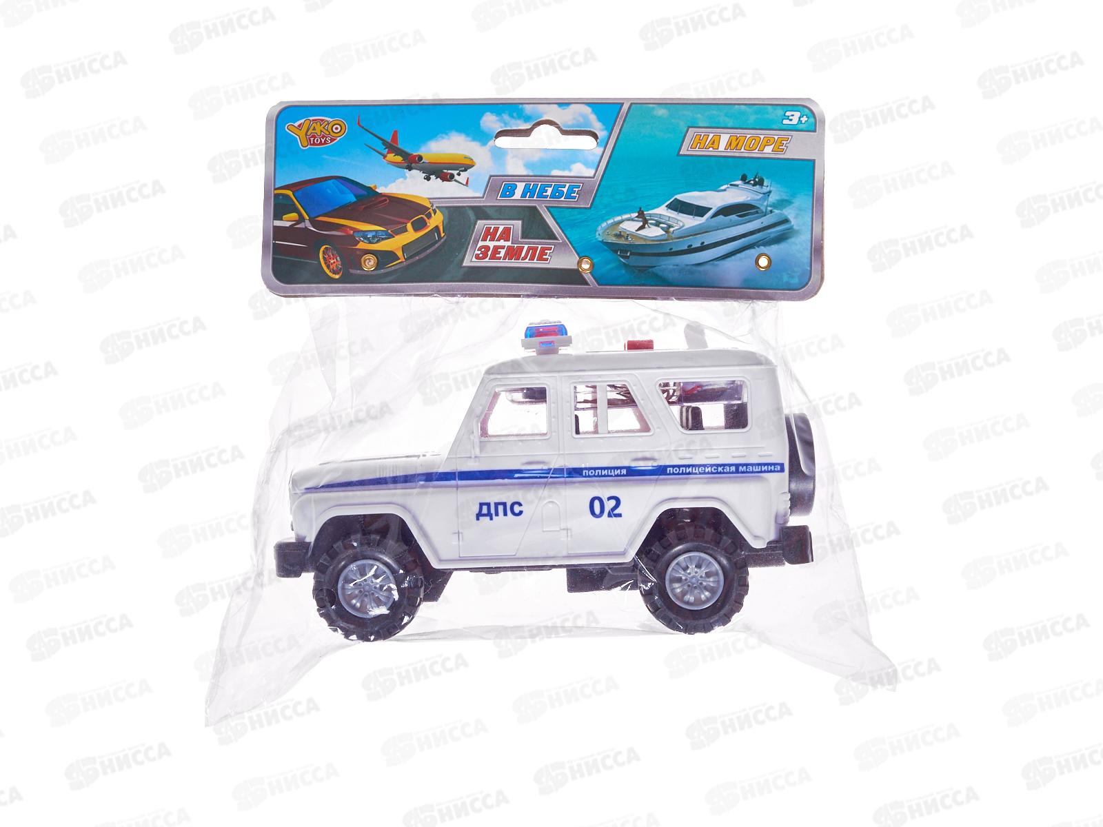 Машинка инерц. М1840-1, свет, звук, в пакете 16,5*27*7см