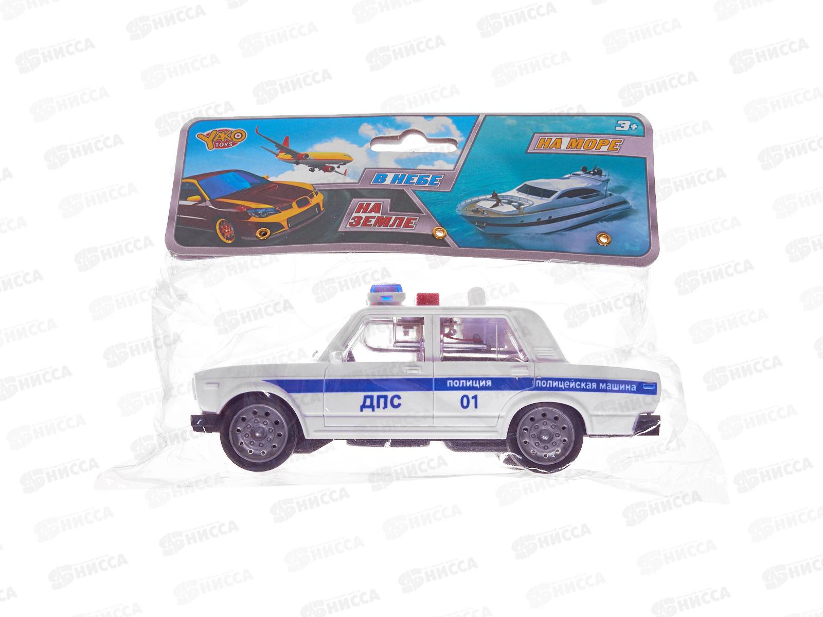 Машинка инерц. М1840-4, свет, звук, в пакете 16,5*27*7см