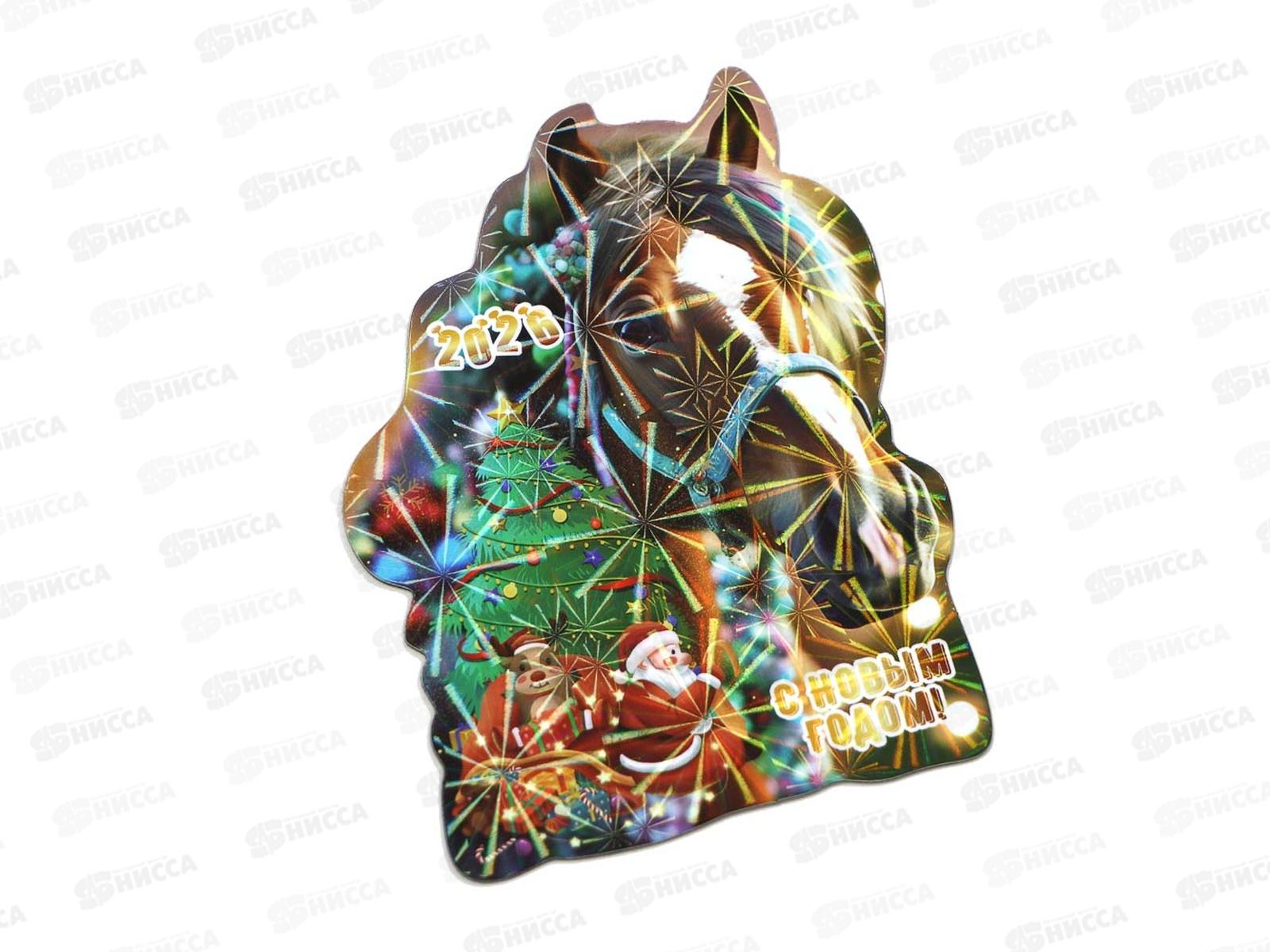 Магнит "Лошадь" 7*9см микс 705-502 г