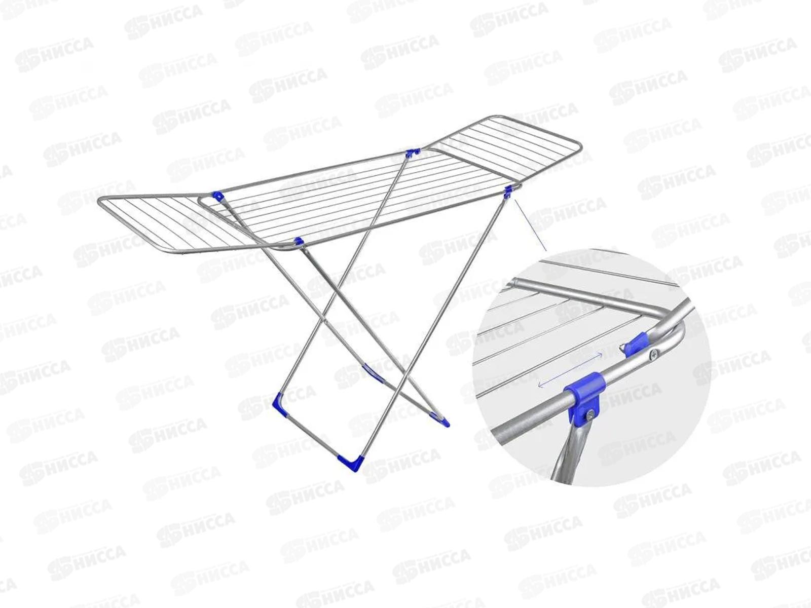 Сушилка для белья напольная из трубы 18м Серый 170*50*90см 318с *6