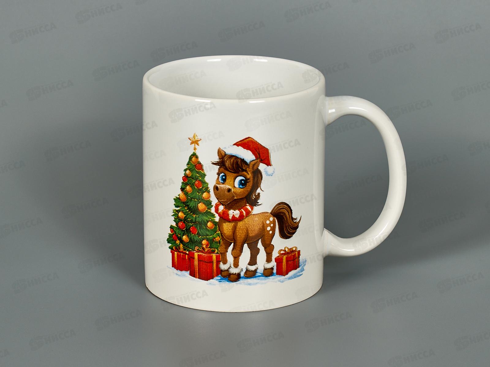 Кружка Новогодняя лошадка 350мл MFK20574