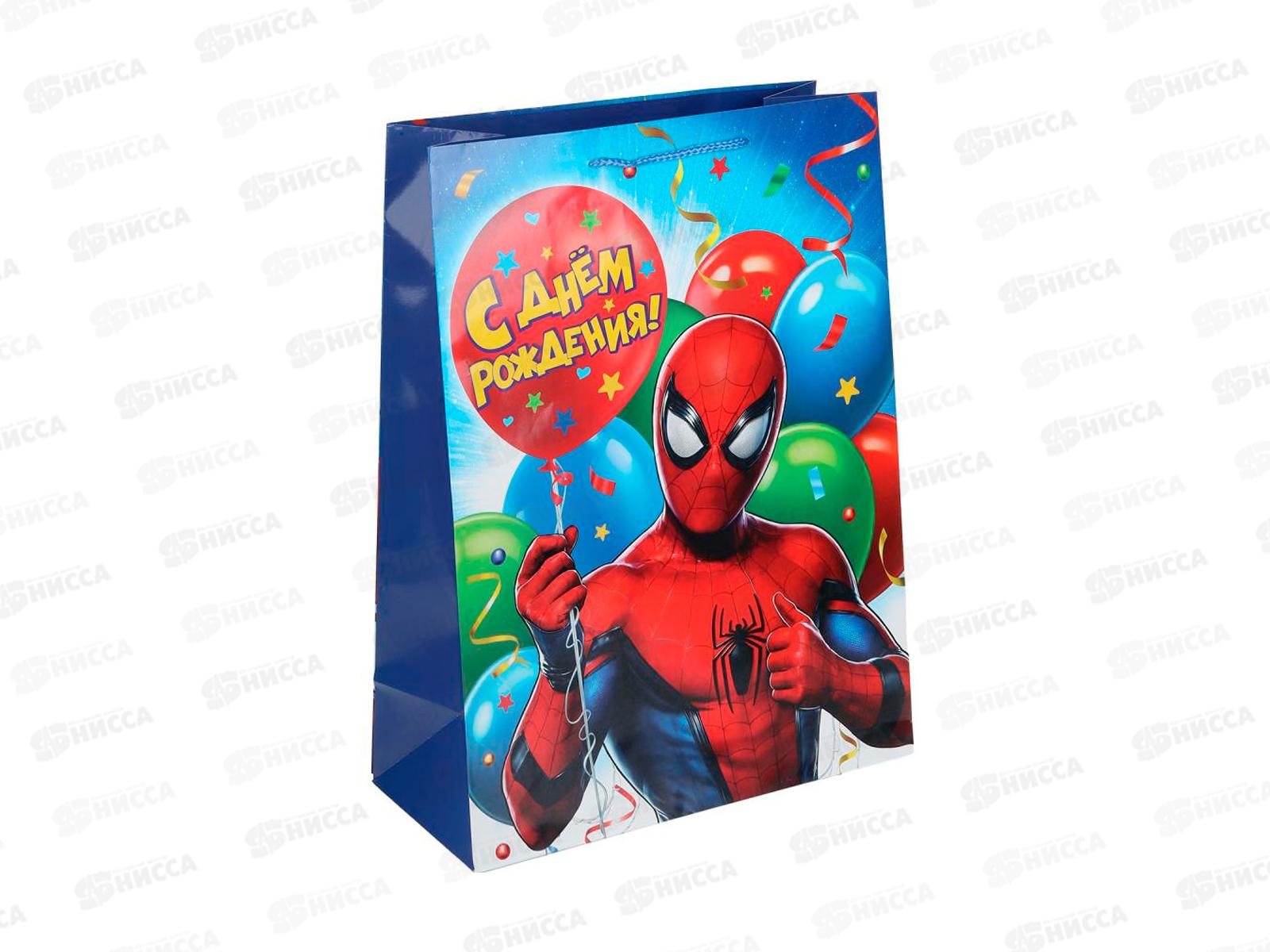 Пакет подарочный 22х31х10см ml Глянцевый Супергерой PML-130516-SP