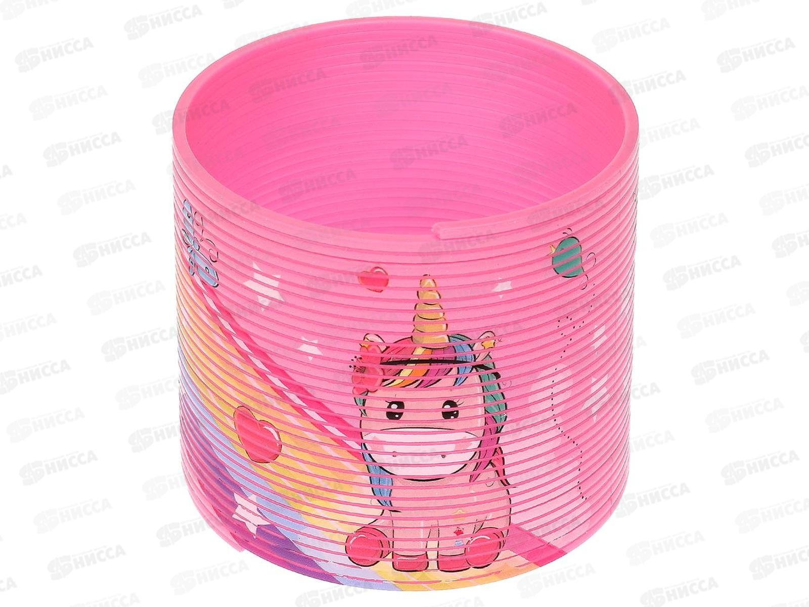 Игра пружинка Единороги, 2108Z053-R34 в коробке 8*7*8см