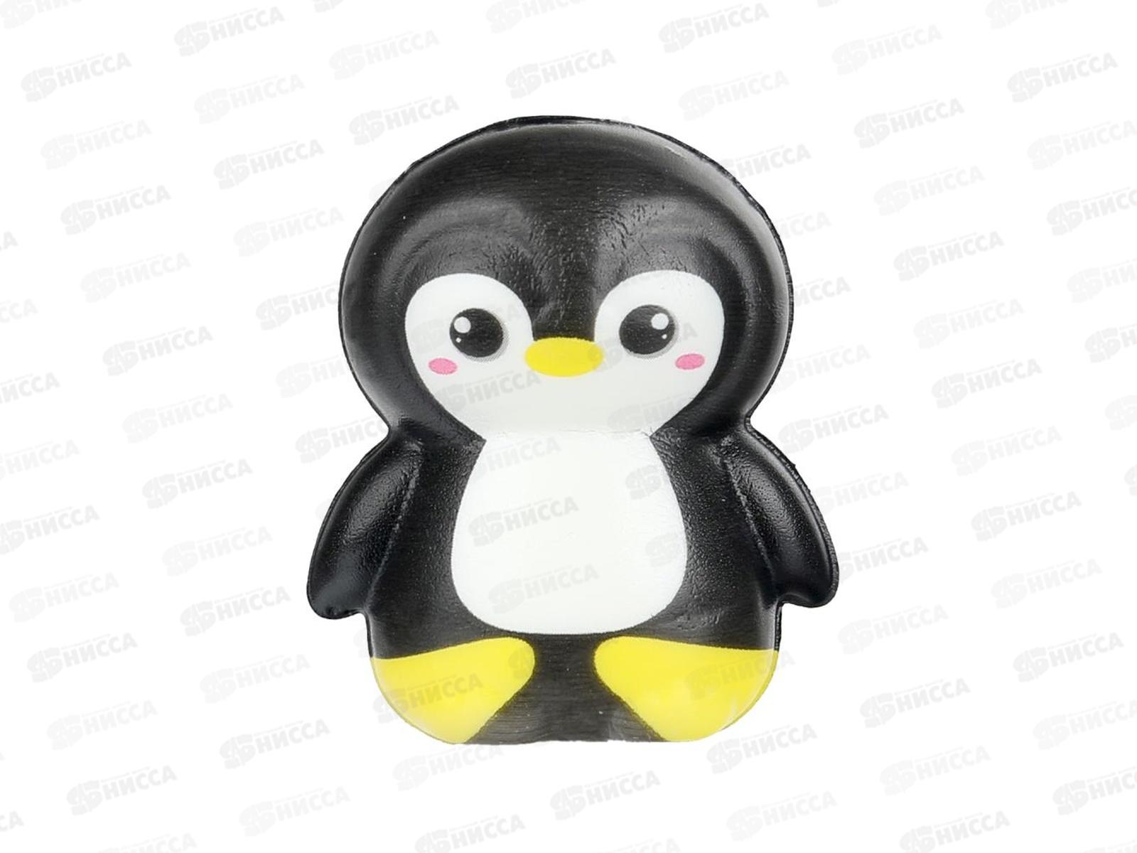 Игрушка-антистресс Сквиш малыш, пингвинчик черный, XI-SFP-12-RU *12