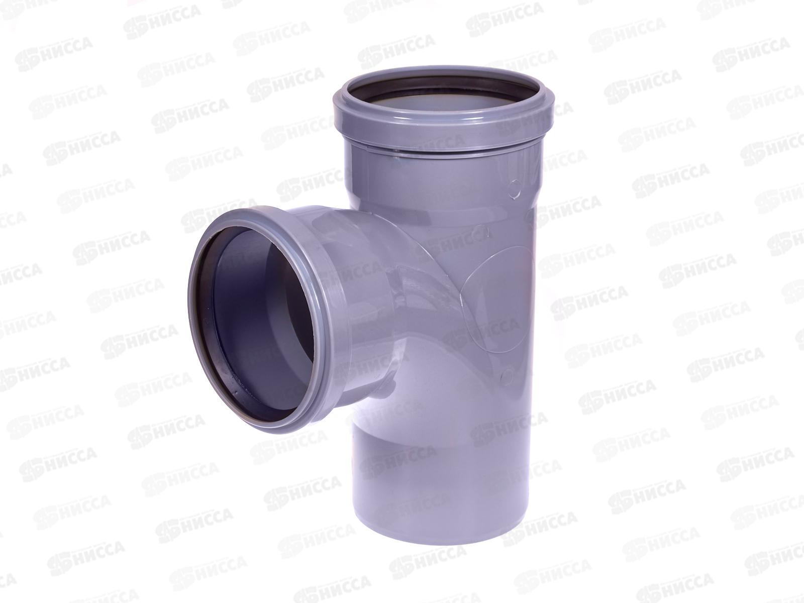 Тройник кан. 87 серый 110-110 радиусный, Jakko *15