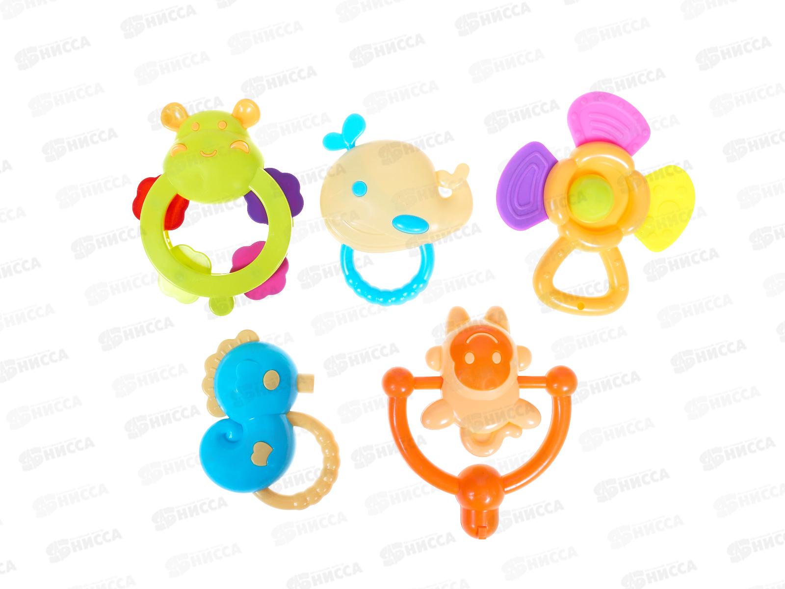 Набор погремушек 2989070 (5шт), в пакете 27,5*25см