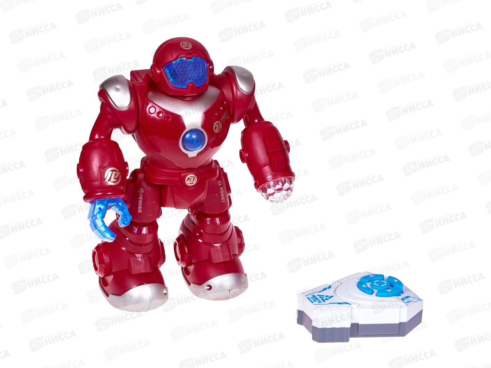 Робот на пульте р/у, 2816452, свет, звук, 2цв. в коробке 17,3*9*22,6см
