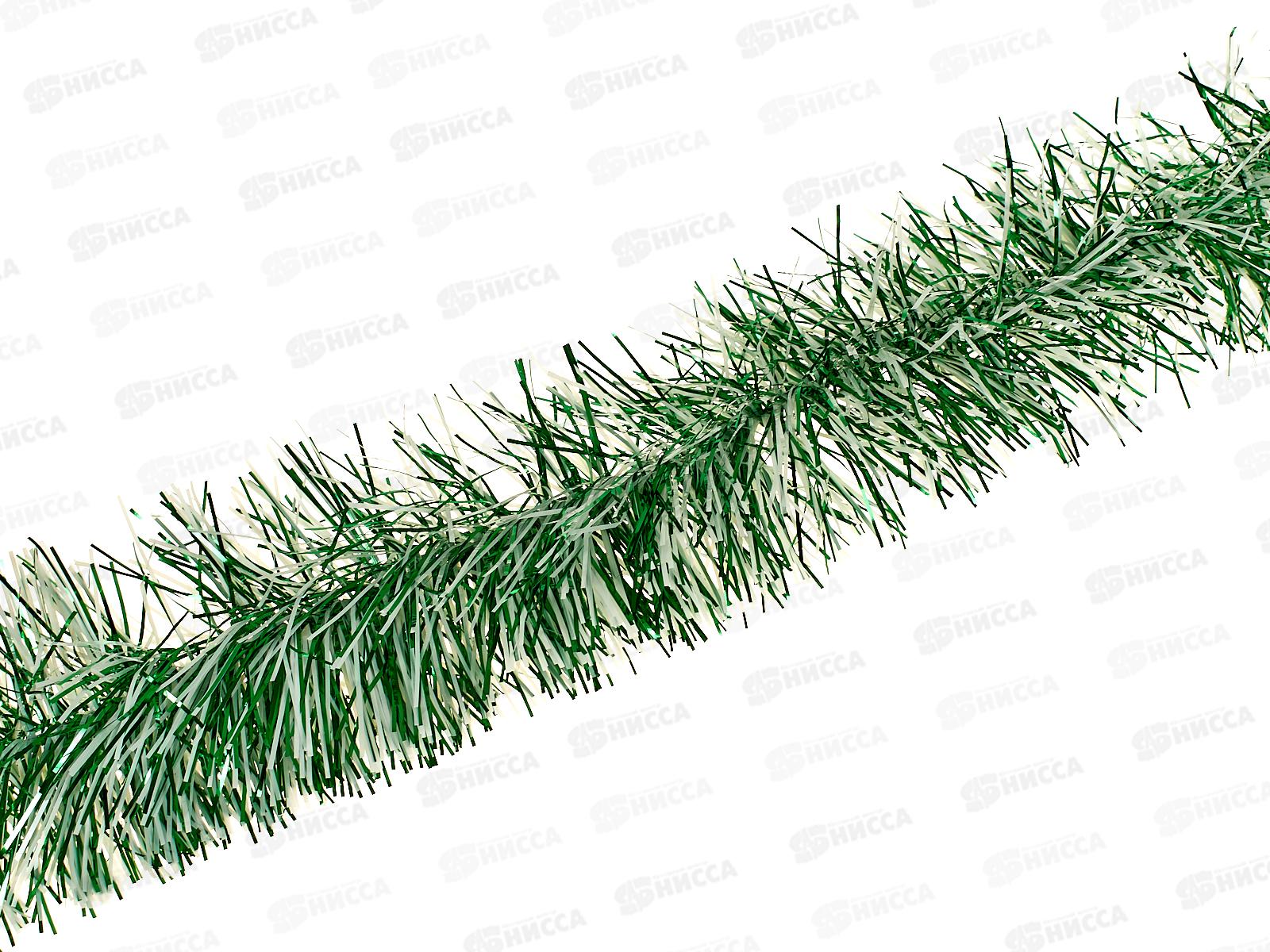 Мишура 2м 9см &quotСнежное сияние&quot зеленый, AL-837-6 *600