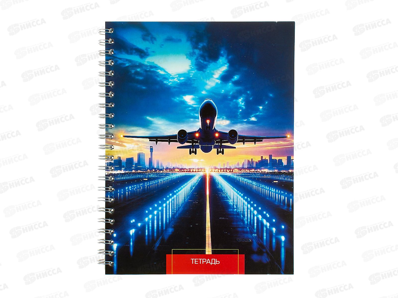 Тетрадь 80л кл. Апплика Самолет,греб,С0062-02*52