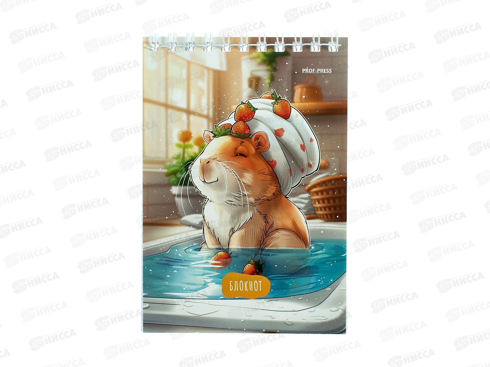 Блокнот ПП 40л А6 Домашний уют - 2, ассорти, гребень, клетка, Б40-7017