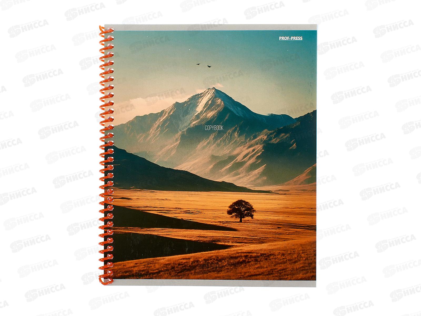 Тетрадь 48л клетка ПП Красивые пейзажи - 4, гребень, 48-8322 *10/80