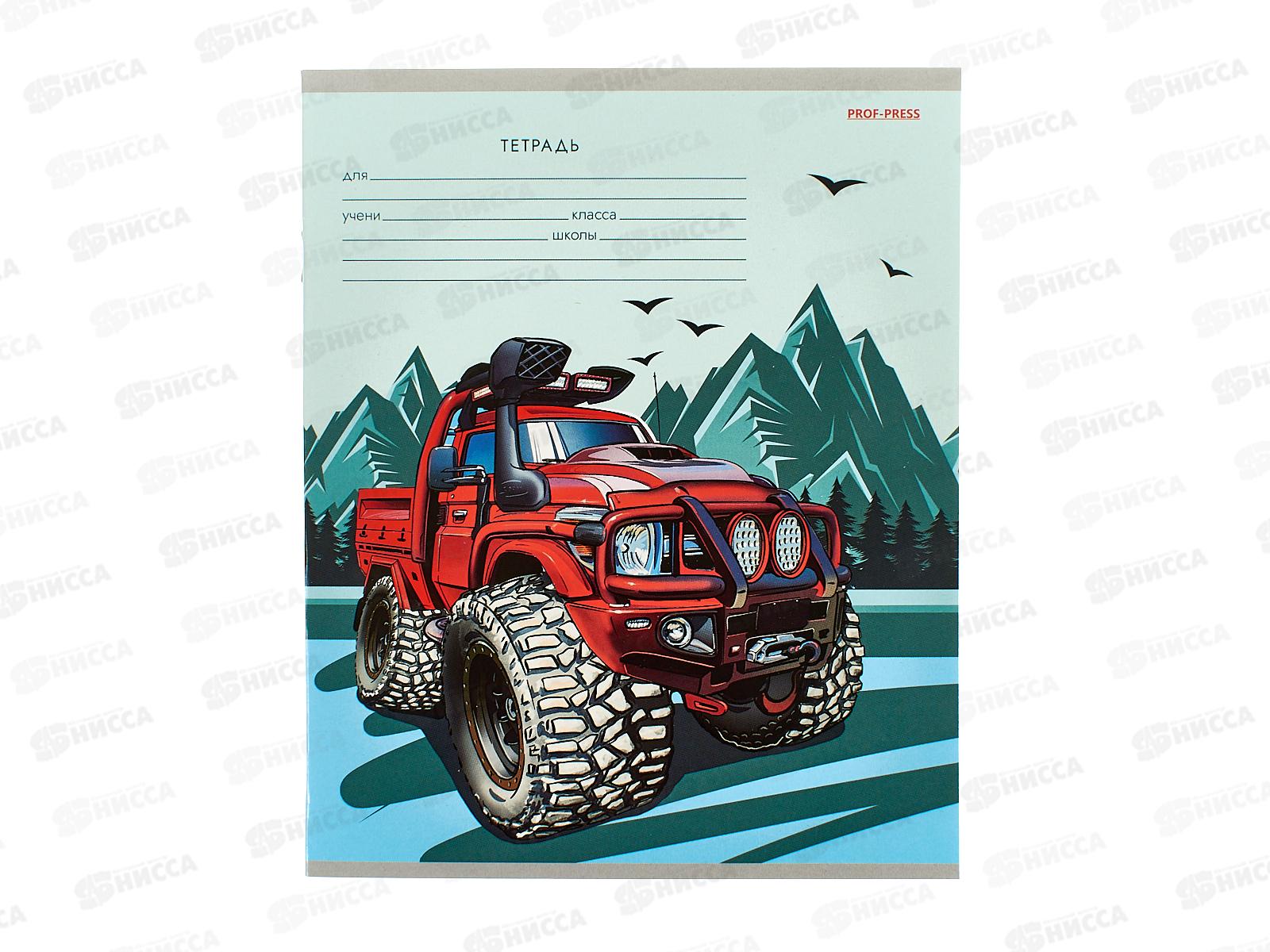 Тетрадь 18л клетка ПП Рисунок авто, 5 дизайнов, Т18-2363 *160