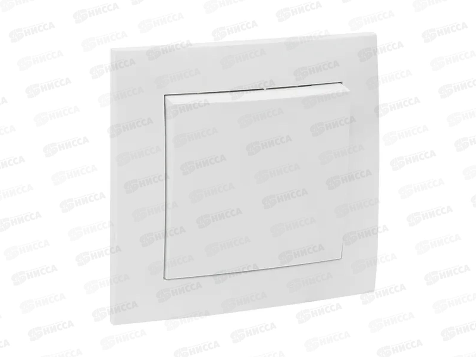 Выключатель EKF Валенсия 1-клавишный скрытой установки, 10А белый *10/120